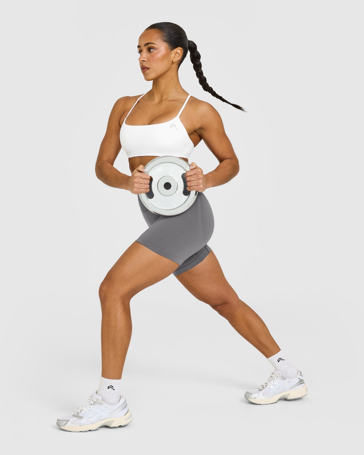 EasyLift Strappy Sports Bra | White - Image 3