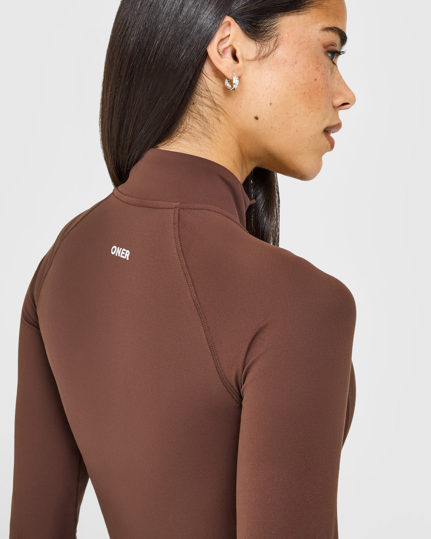 SoftMotion Jacket with White Logo | Espresso Brown - Image 6
