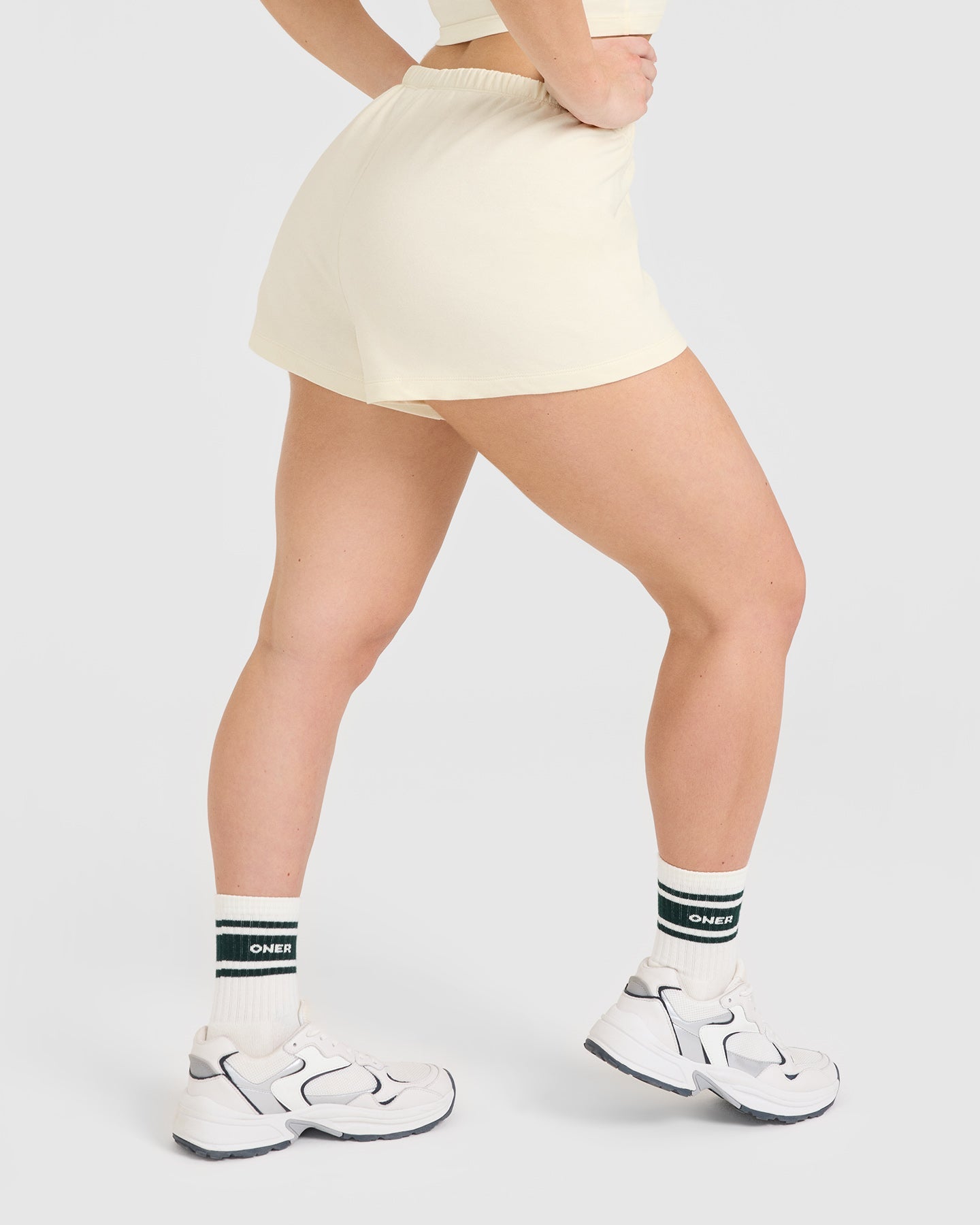 Lightweight Shorts with Printed Logo | Off White - Image 2