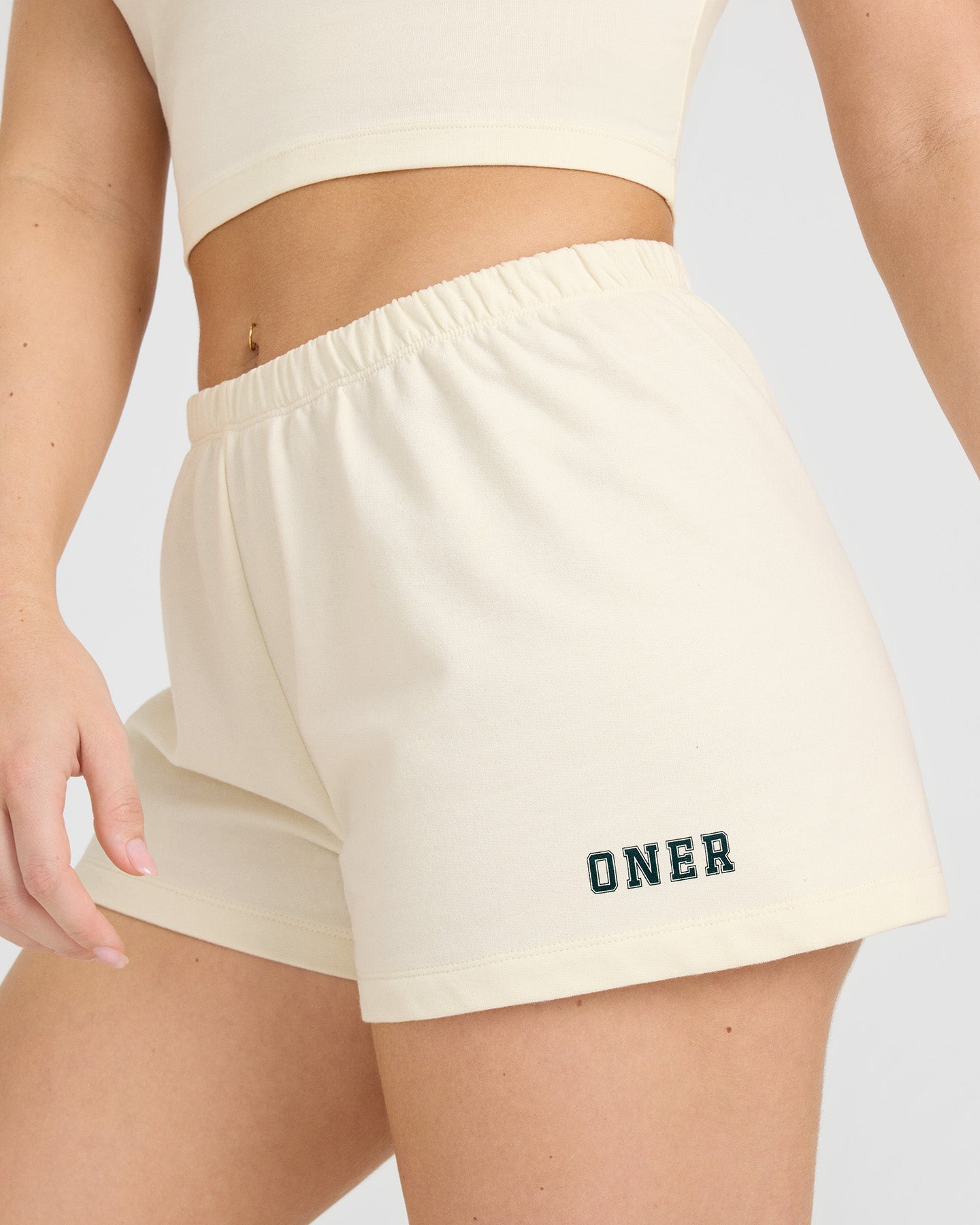 Lightweight Shorts with Printed Logo | Off White - Image 4
