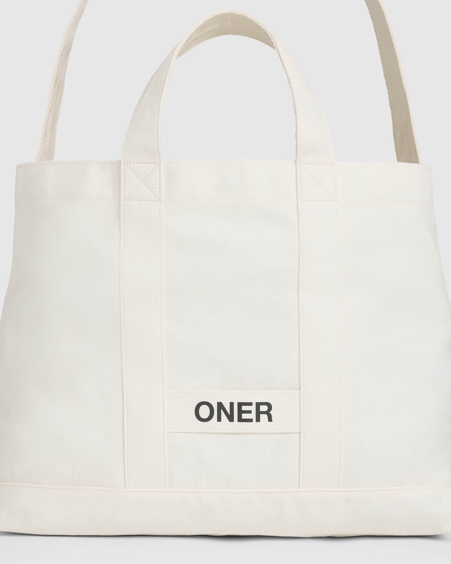 Cotton Canvas Tote | Off White - Image 3