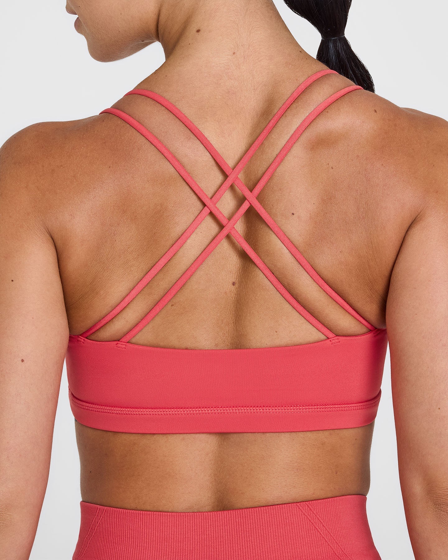 Everyday Cross Over Bralette | Sweet Red - Image 5