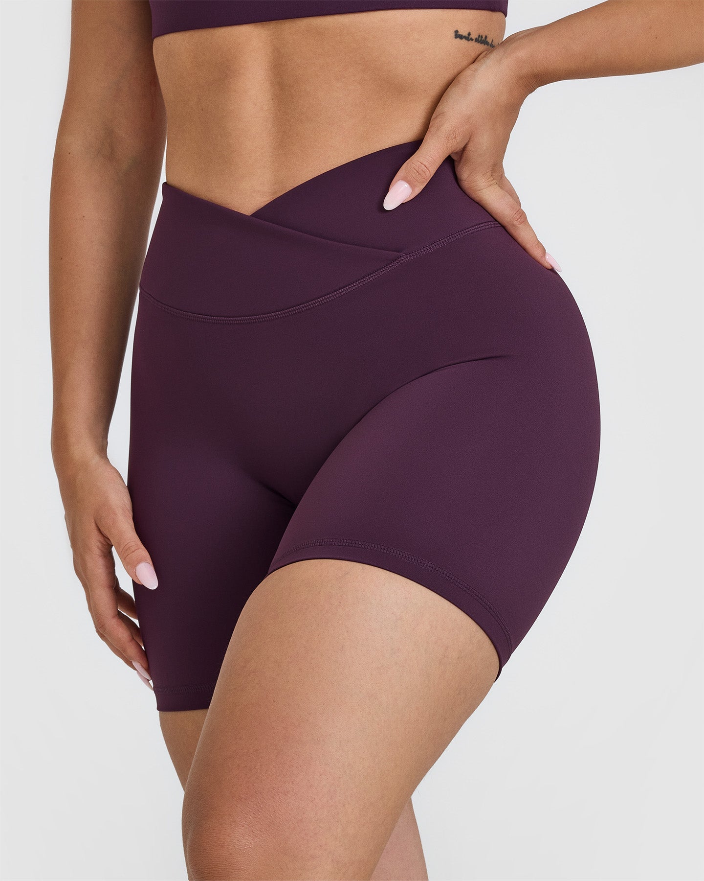 UnifiedMove Wrap Shorts 6" | Blackberry Purple - Image 4