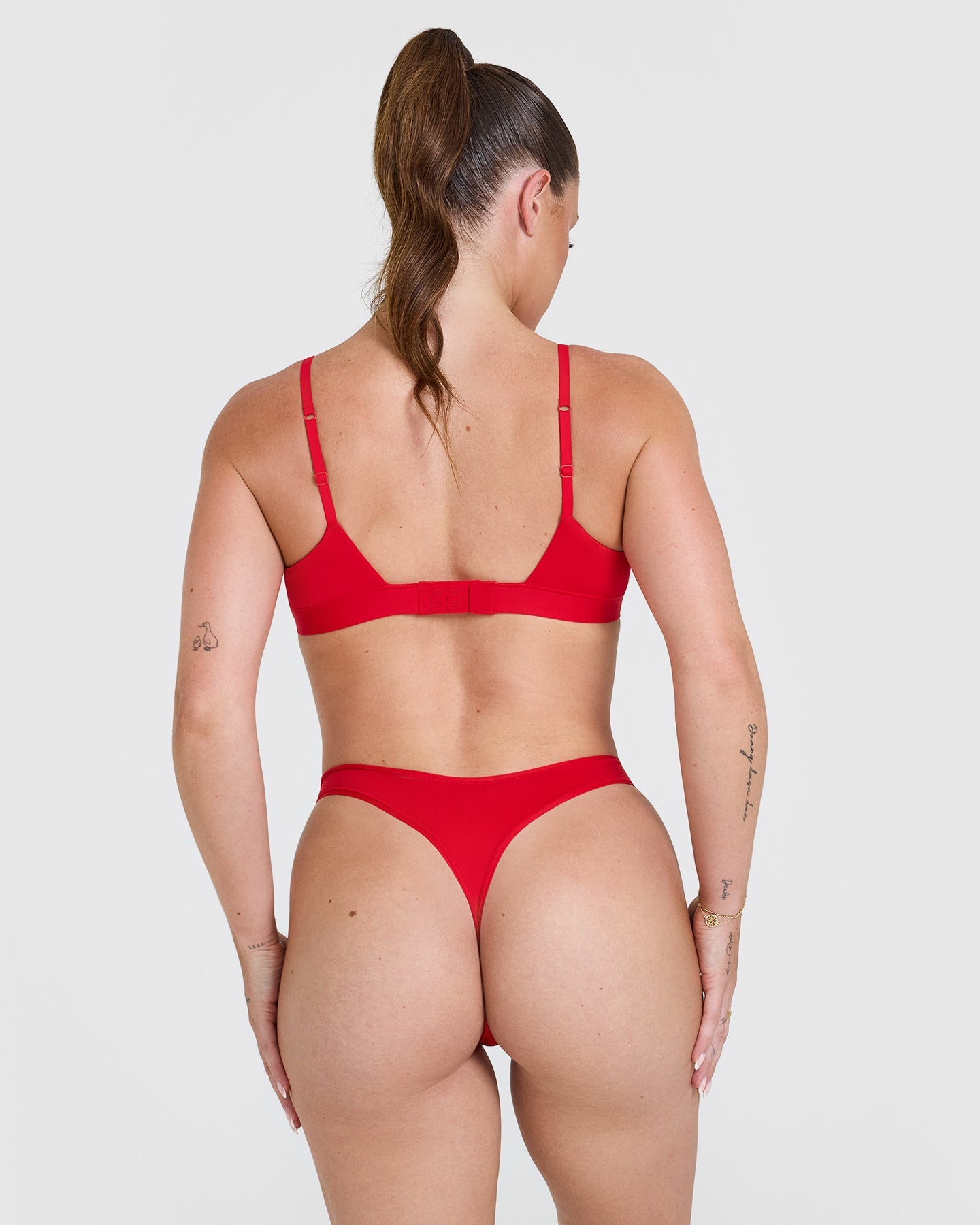 Alternative view of Silhouette Bralette | Muscle Mommy Red