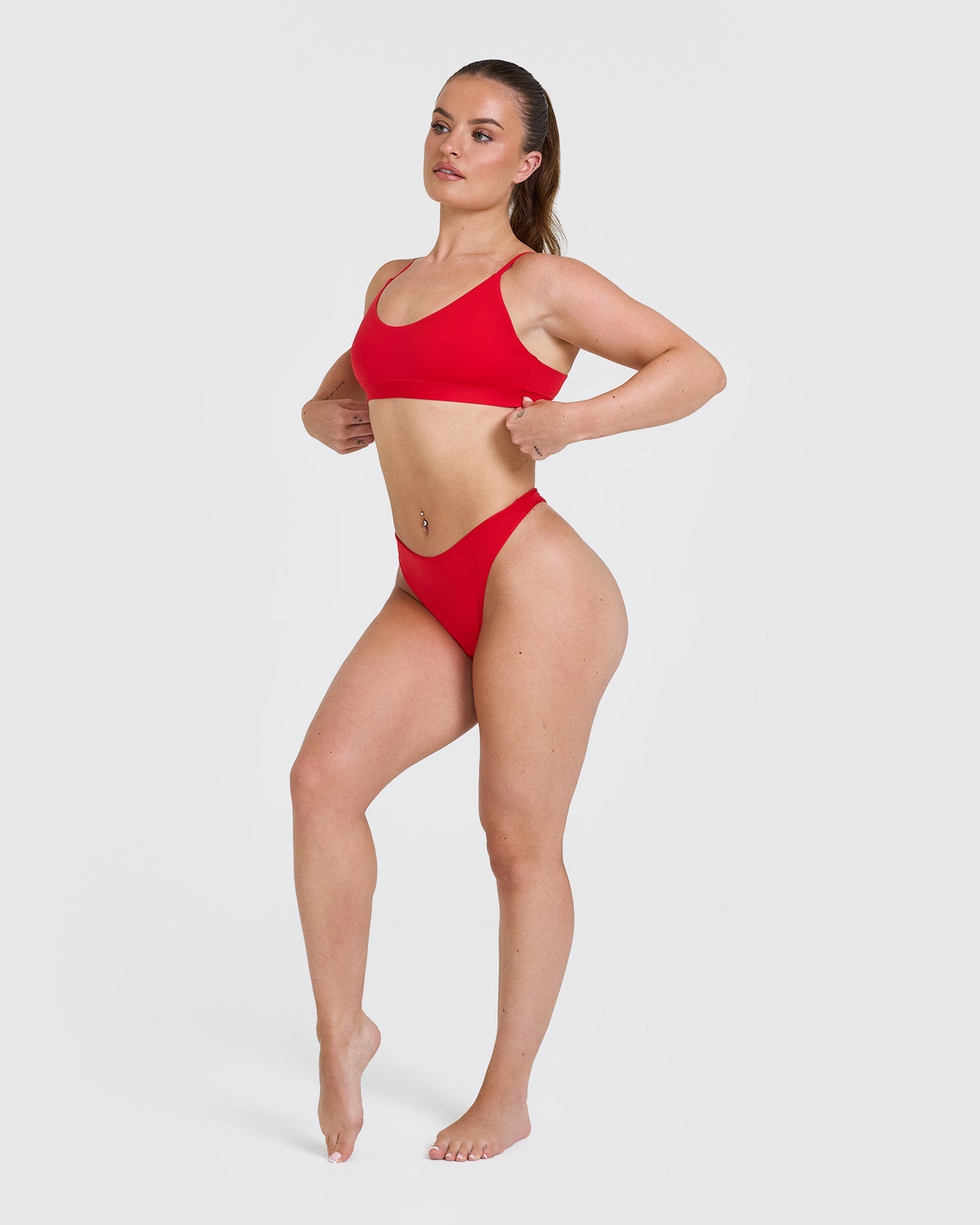 Silhouette Bralette | Muscle Mommy Red - Image 3