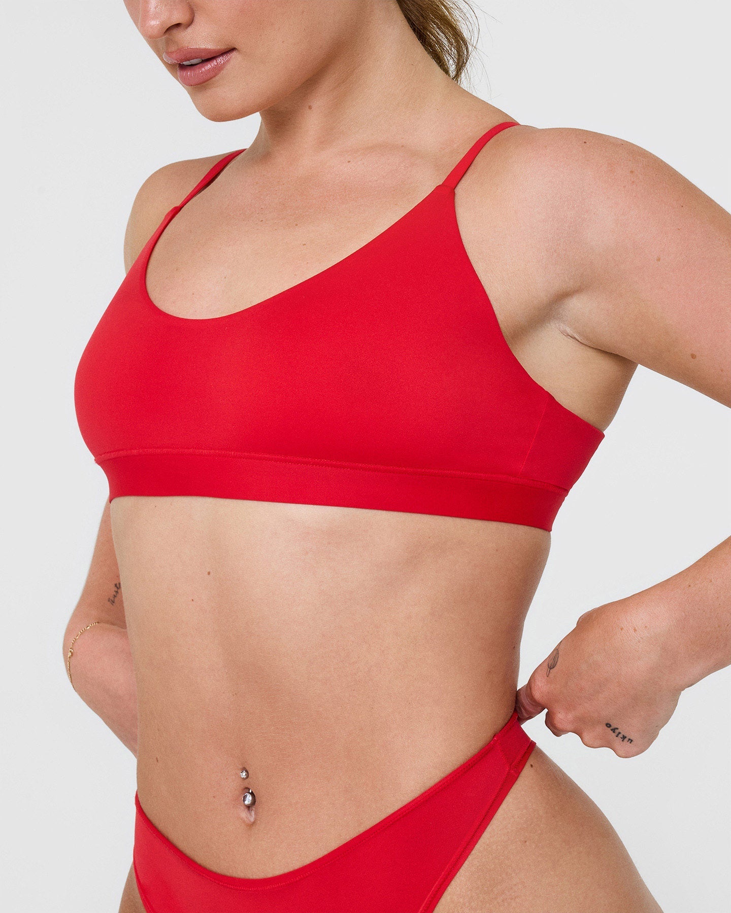 Silhouette Bralette | Muscle Mommy Red - Image 4
