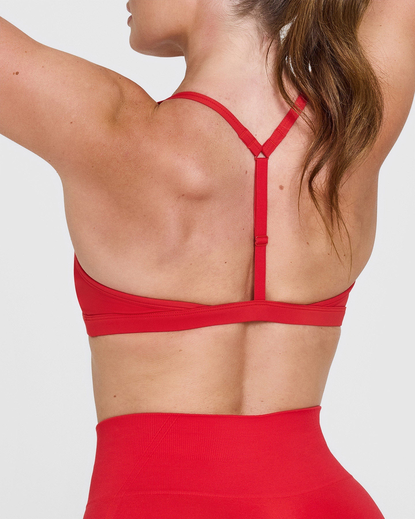 UnifiedMove Ultra Micro V Neck Bralette | Muscle Mommy Red - Image 5