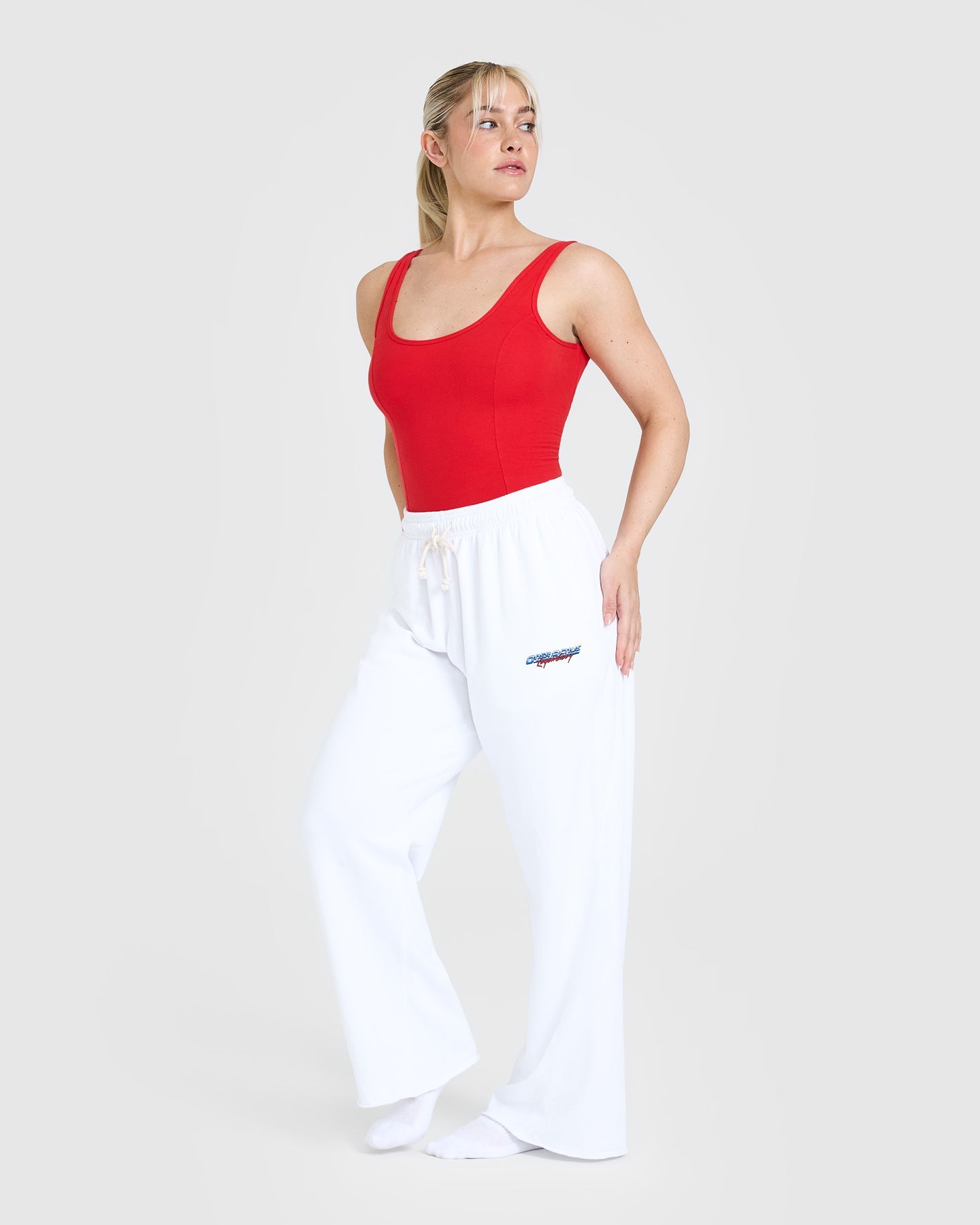 High Leg Bodysuit | Muscle Mommy Red - Image 3