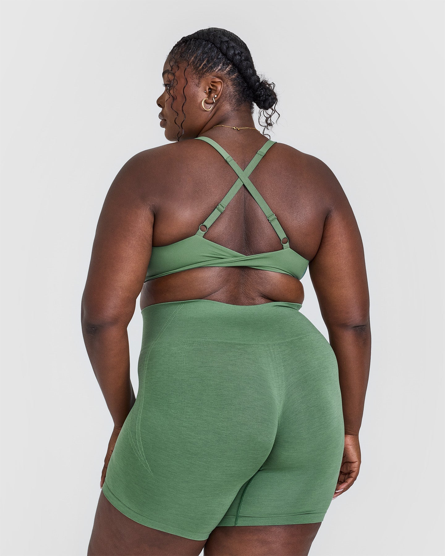 UnifiedMove Micro Bralette | Forest Green - Image 2