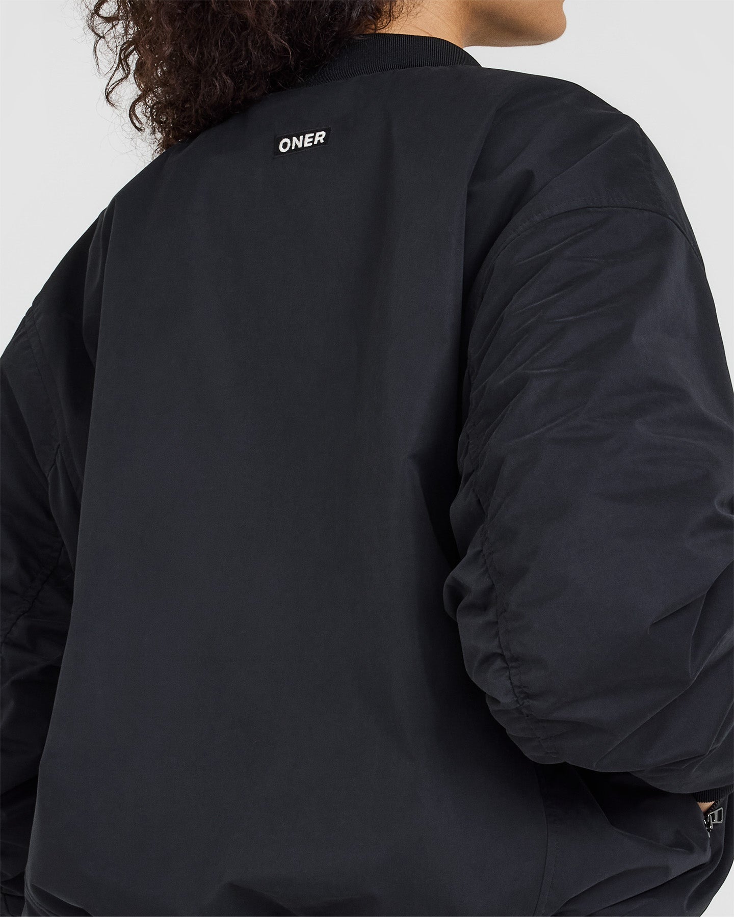 Reversible Bomber Jacket | Black - Image 4