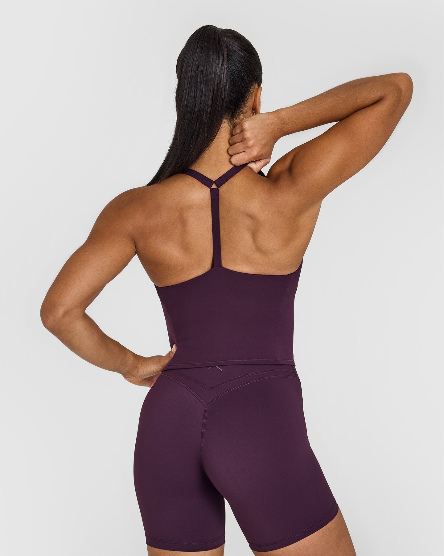 Alternative view of Timeless Square Neck Mid Vest | Blackberry Purple