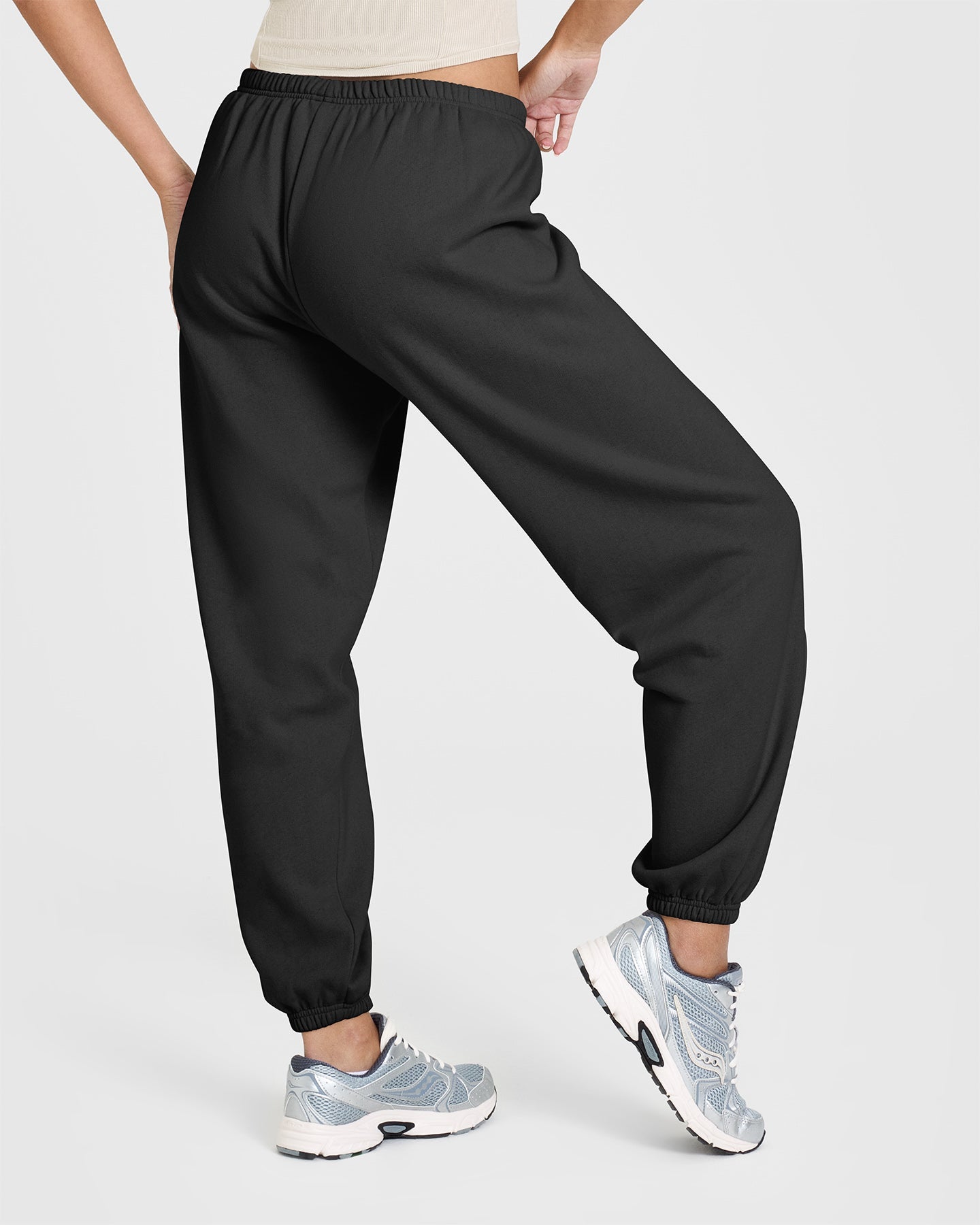 Mid Weight Joggers | Soft Black - Image 2