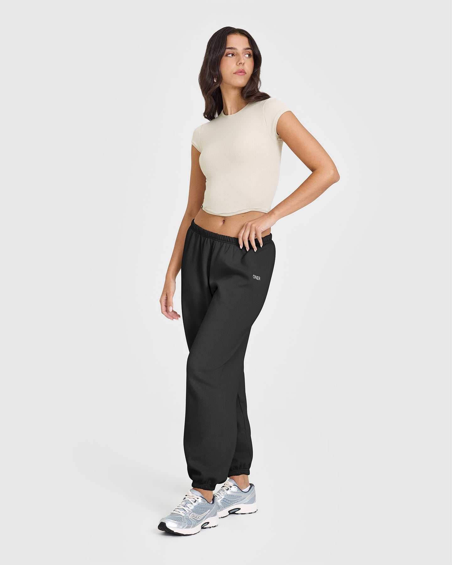 Mid Weight Joggers | Soft Black - Image 3