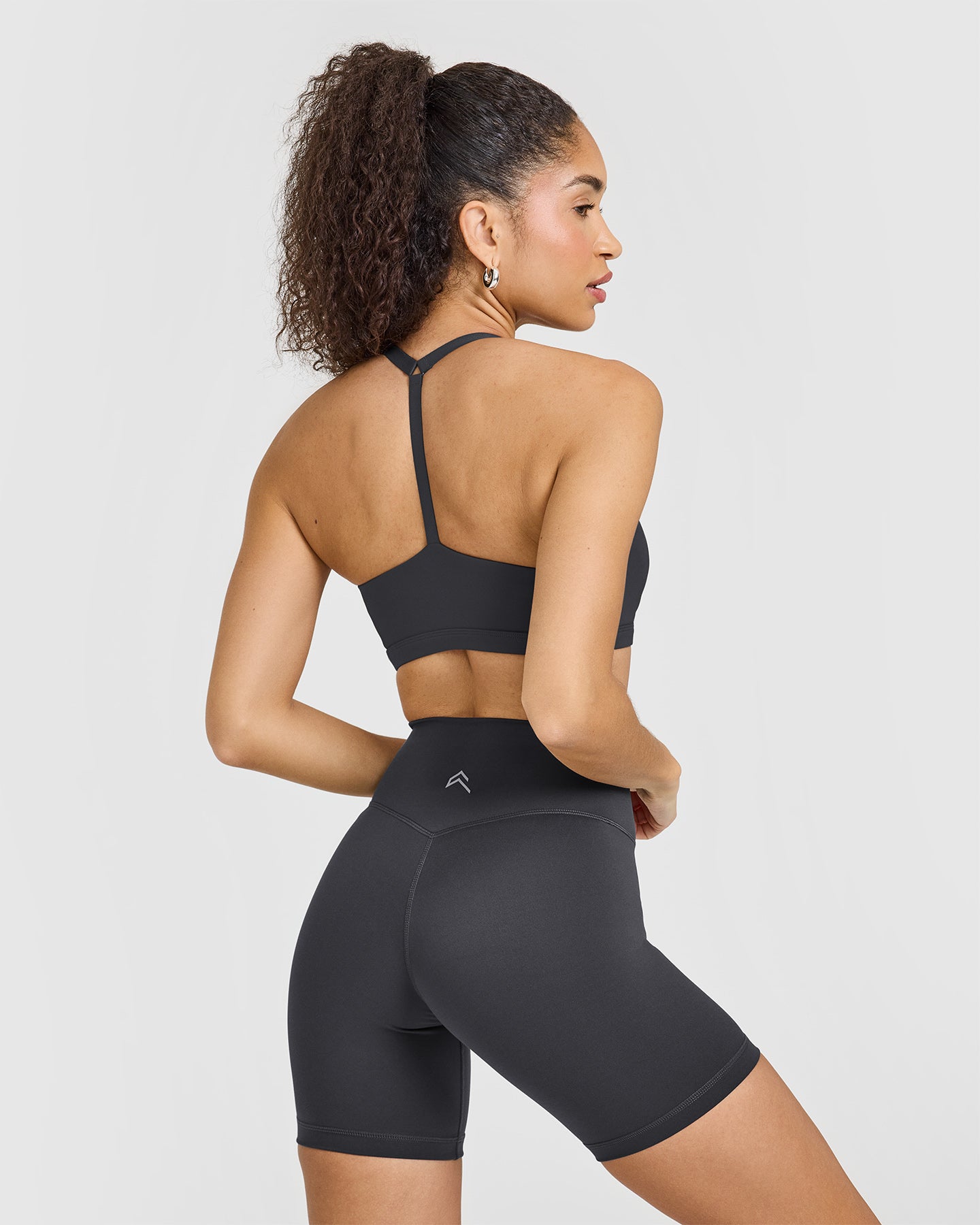 Alternative view of Timeless Square Neck Sports Bra | Coal