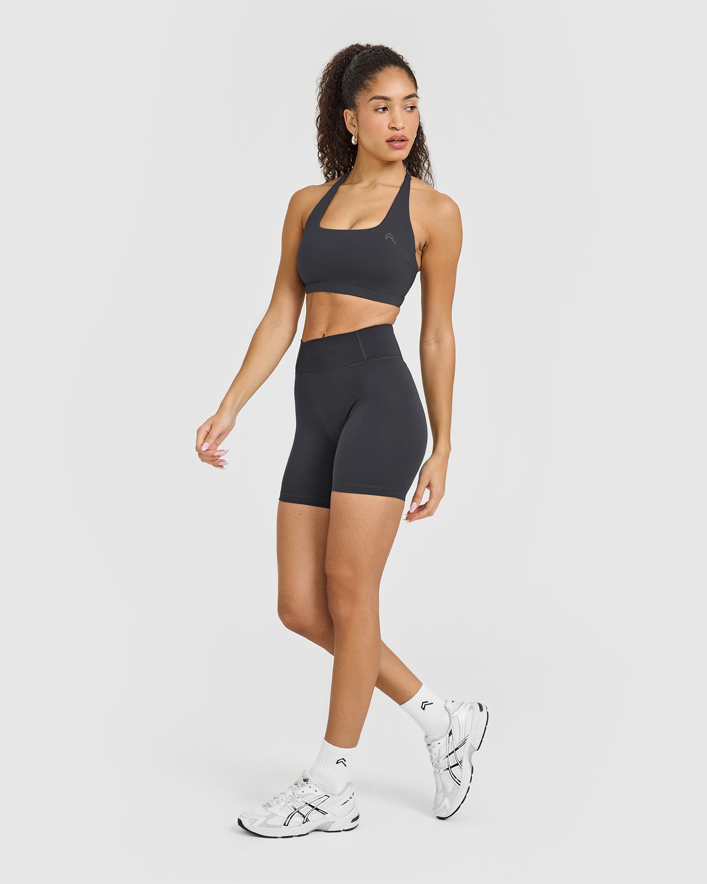 Timeless Square Neck Sports Bra | Coal - Image 3
