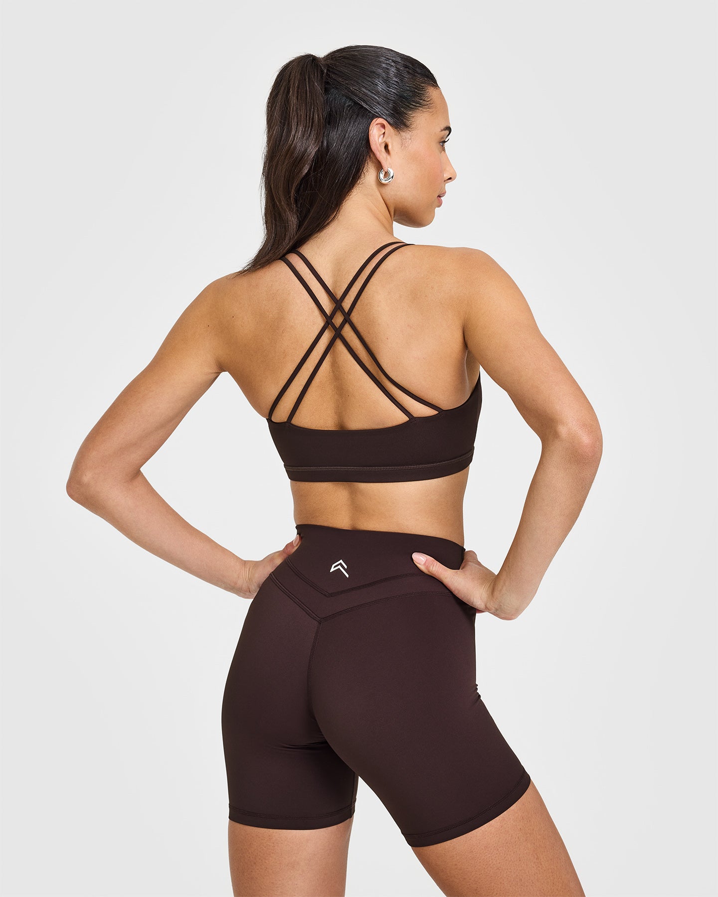 Everyday Cross Over Bralette | Plum Brown - Image 2