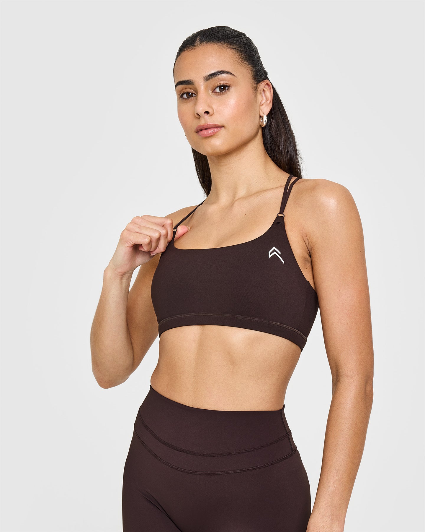 Everyday Cross Over Bralette | Plum Brown - Image 5