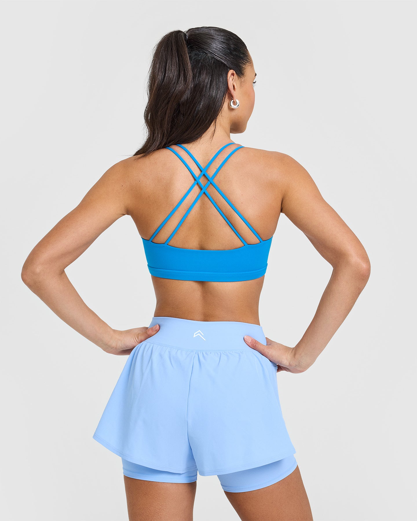 Everyday Cross Over Bralette | Tropical Blue - Image 4