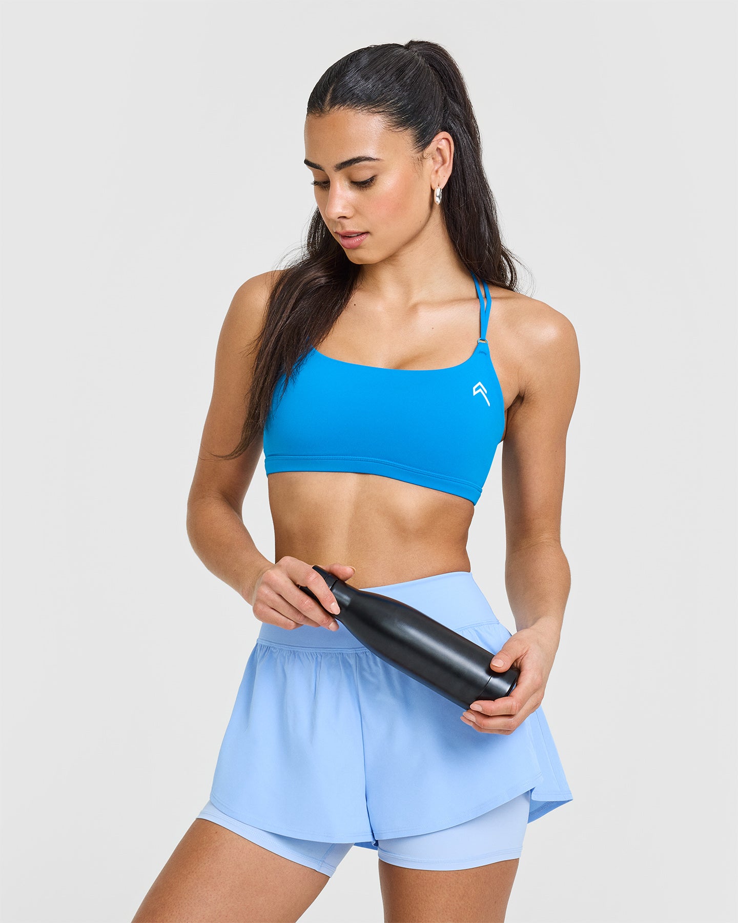 Everyday Cross Over Bralette | Tropical Blue - Image 3