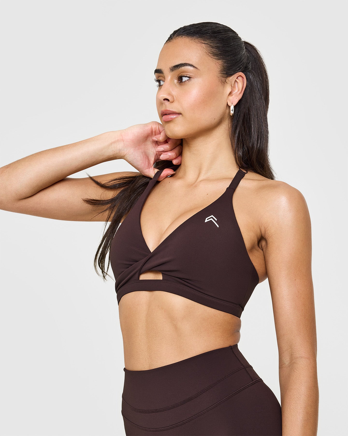 UnifiedMove Twist Sports Bra | Plum Brown - Image 3