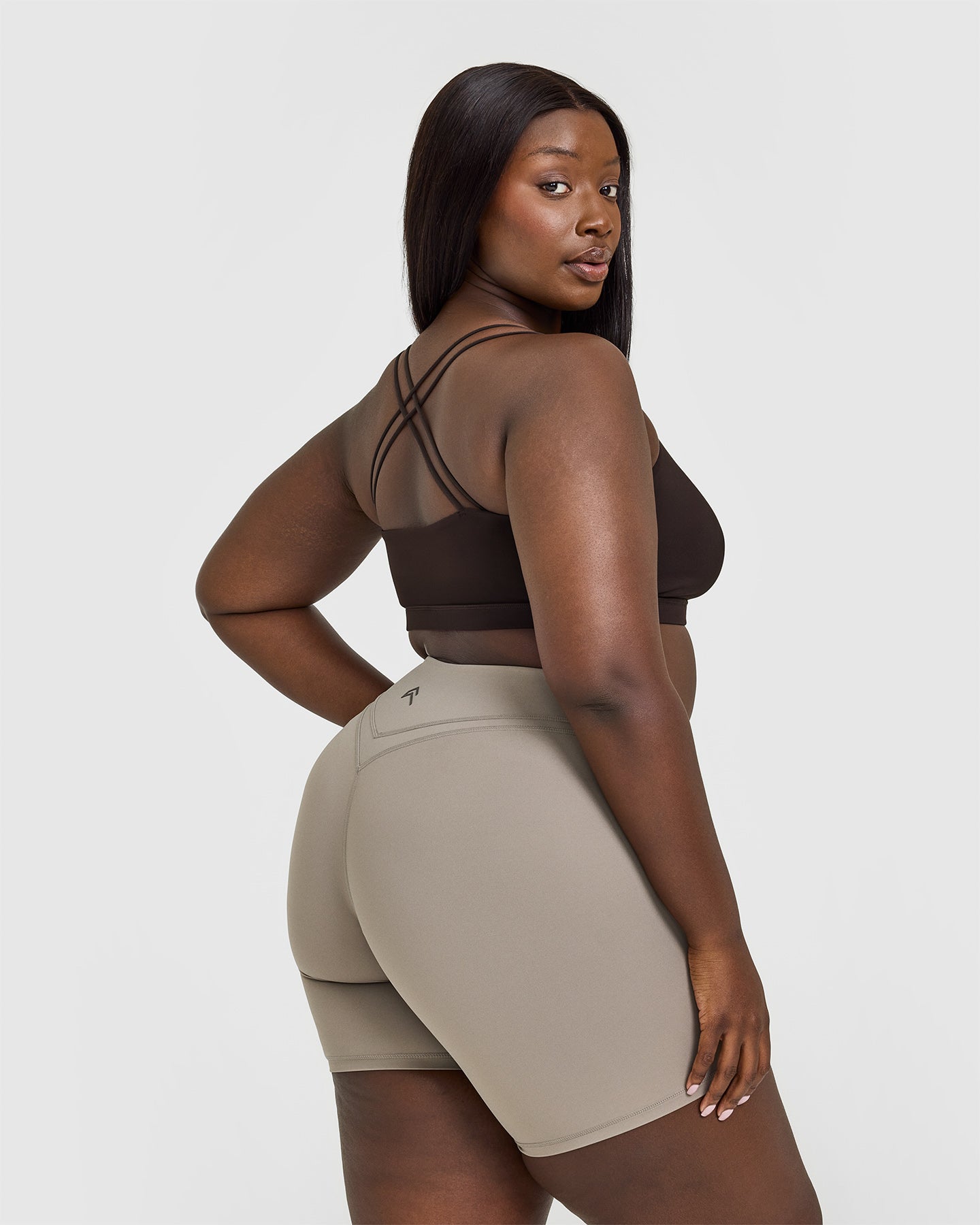 Everyday Cross Over Bralette | 70% Cocoa - Image 4