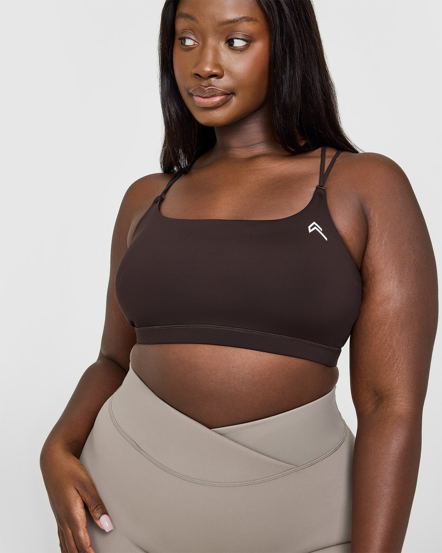 Everyday Cross Over Bralette | 70% Cocoa - Image 5
