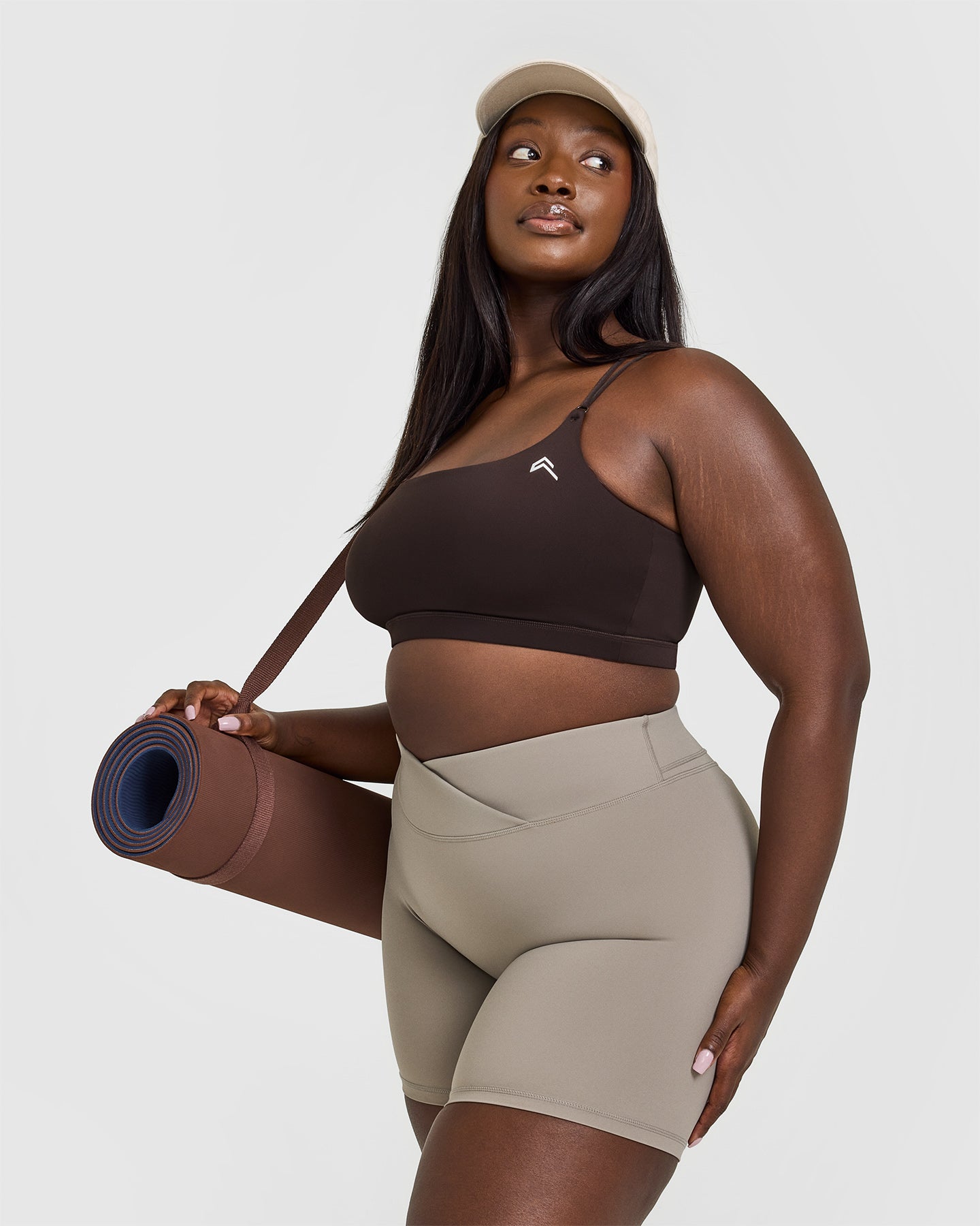 Everyday Cross Over Bralette | 70% Cocoa - Image 2