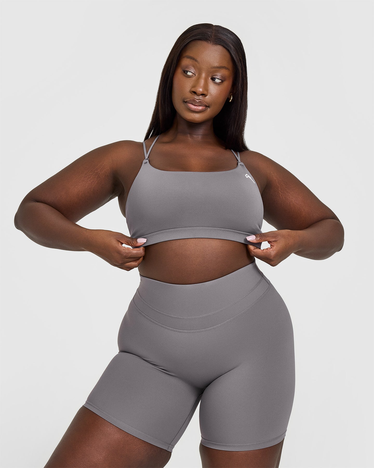 Everyday Cross Over Bralette | Ash Grey - Image 2