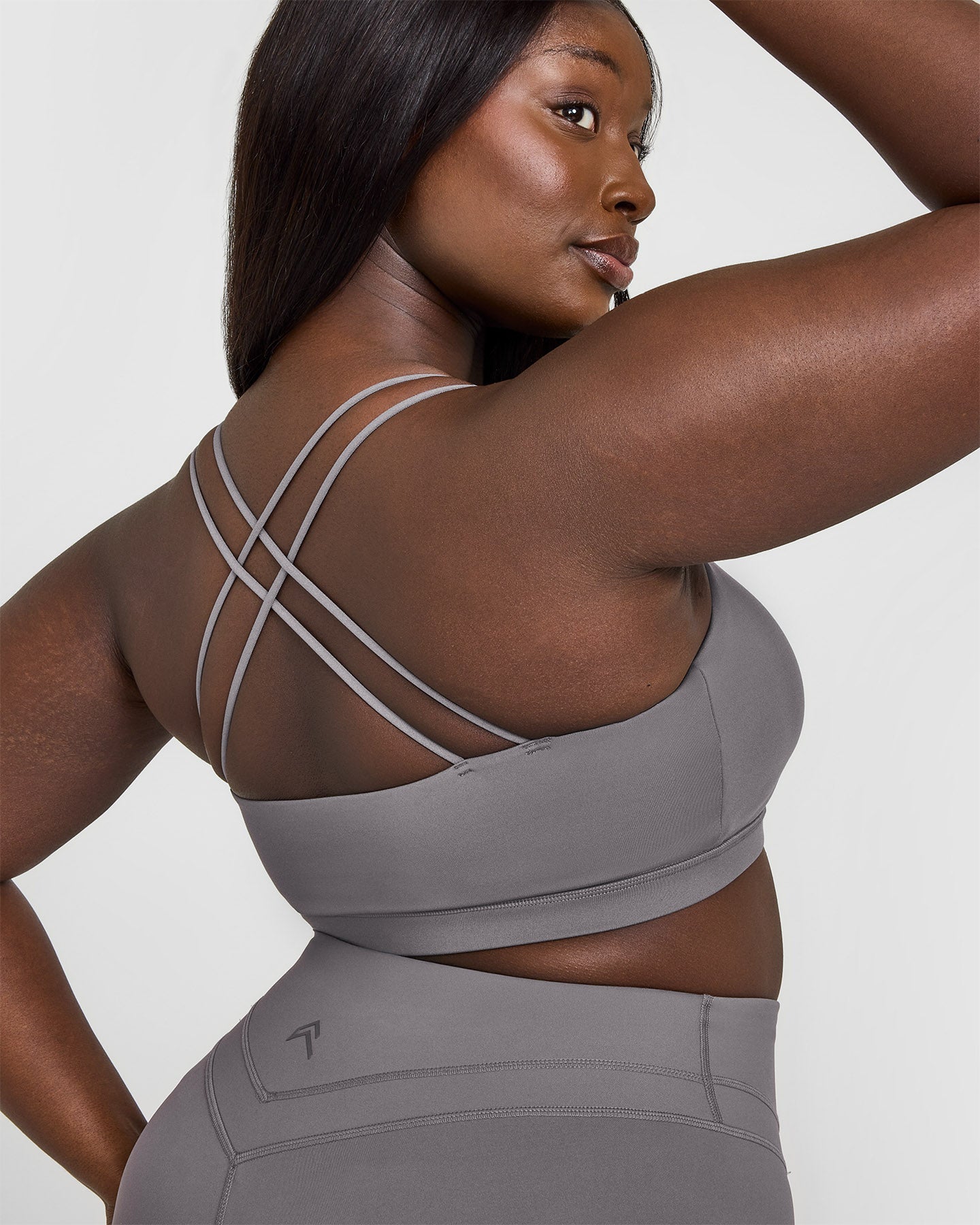 Everyday Cross Over Bralette | Ash Grey - Image 6