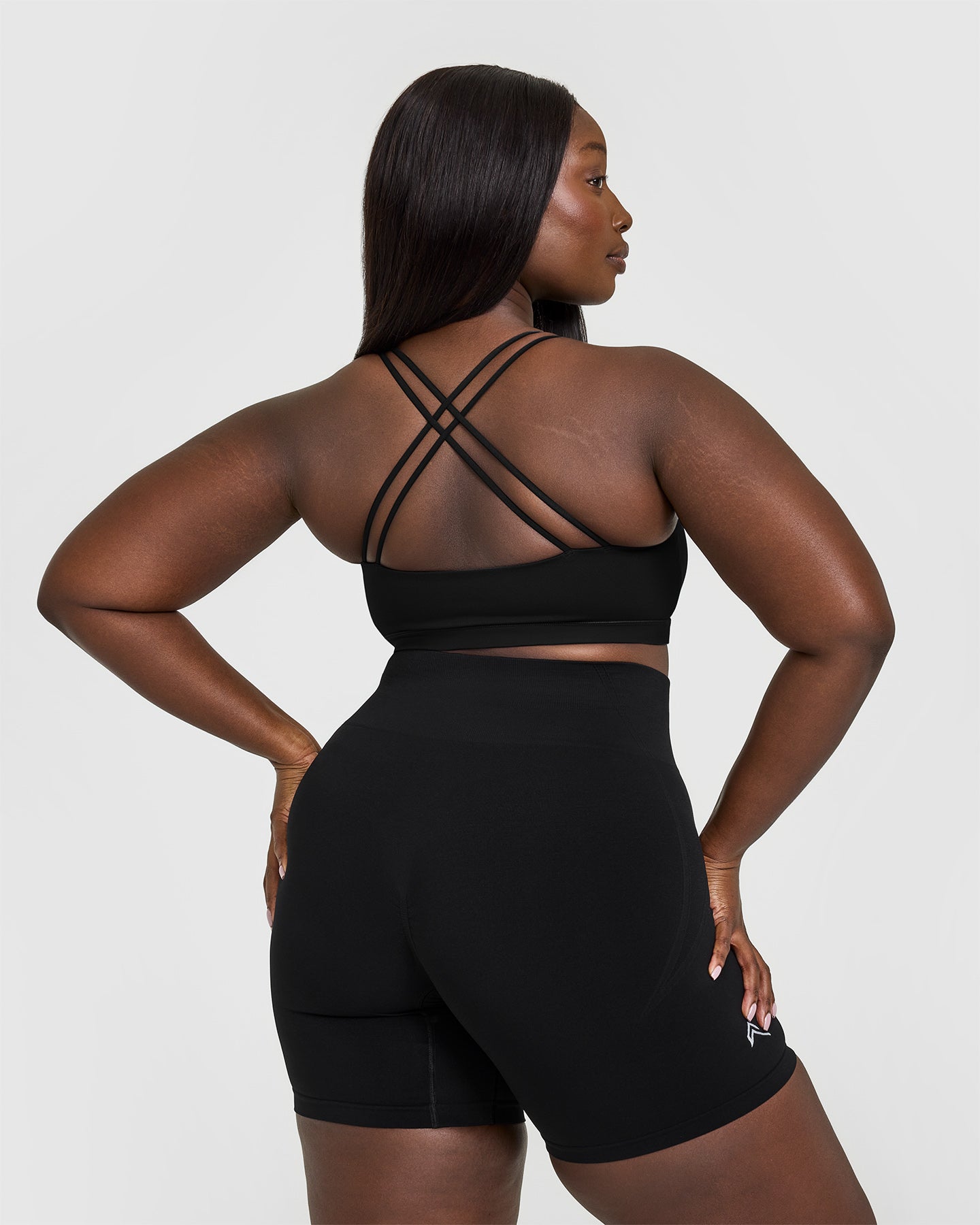 Everyday Cross Over Bralette | Black - Image 2