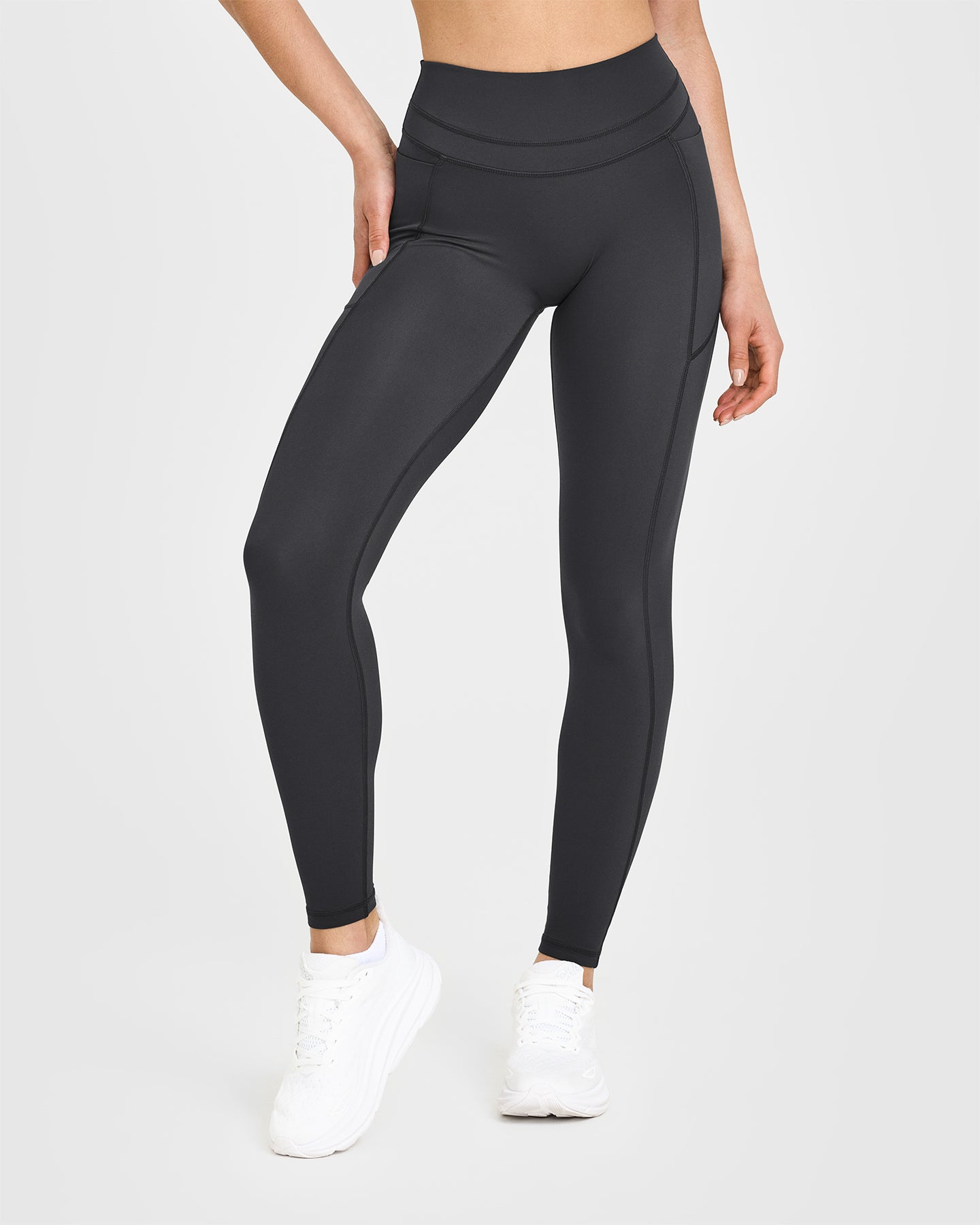 UnifiedMove High Waisted Pocket Leggings | Coal - Image 6