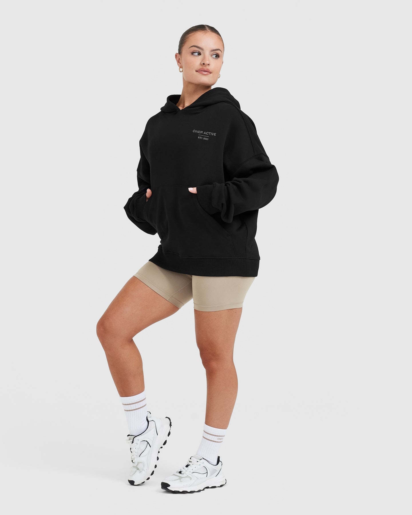 All Day Est 2020 Oversized Hoodie | Black - Image 3