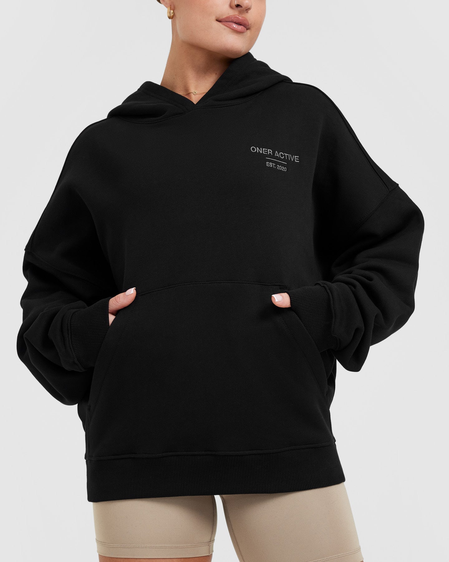All Day Est 2020 Oversized Hoodie | Black - Image 5