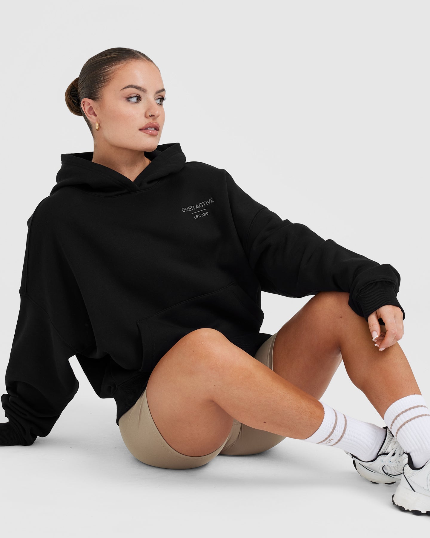 All Day Est 2020 Oversized Hoodie | Black - Image 6