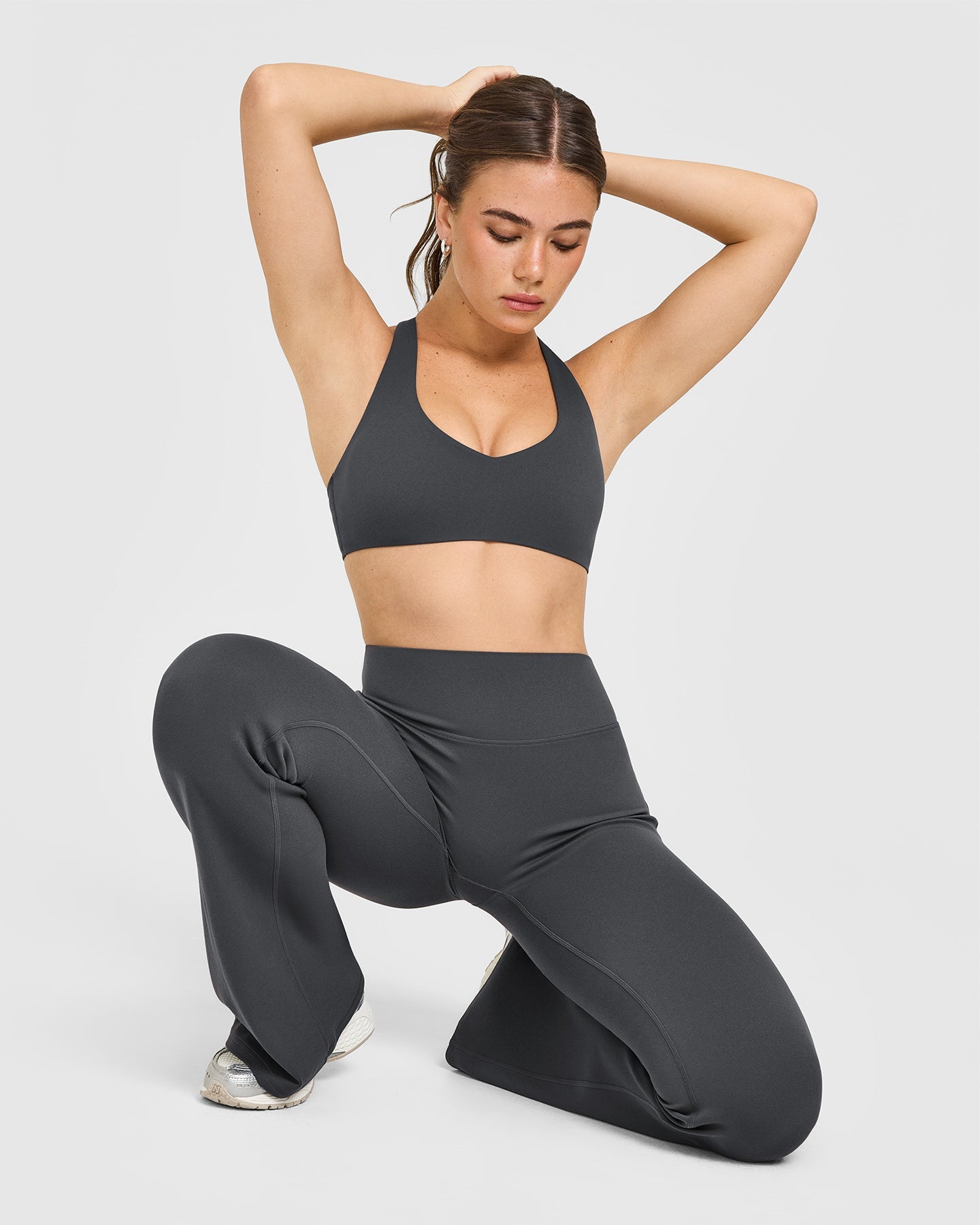 SoftMotion Bralette with White Logo | Coal - Image 6
