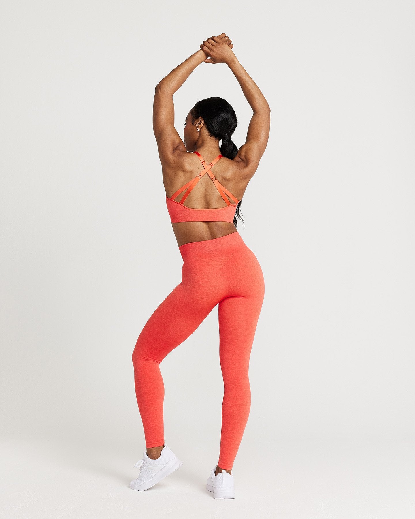 Classic Seamless Sports Bra | Coral Marl - Image 2