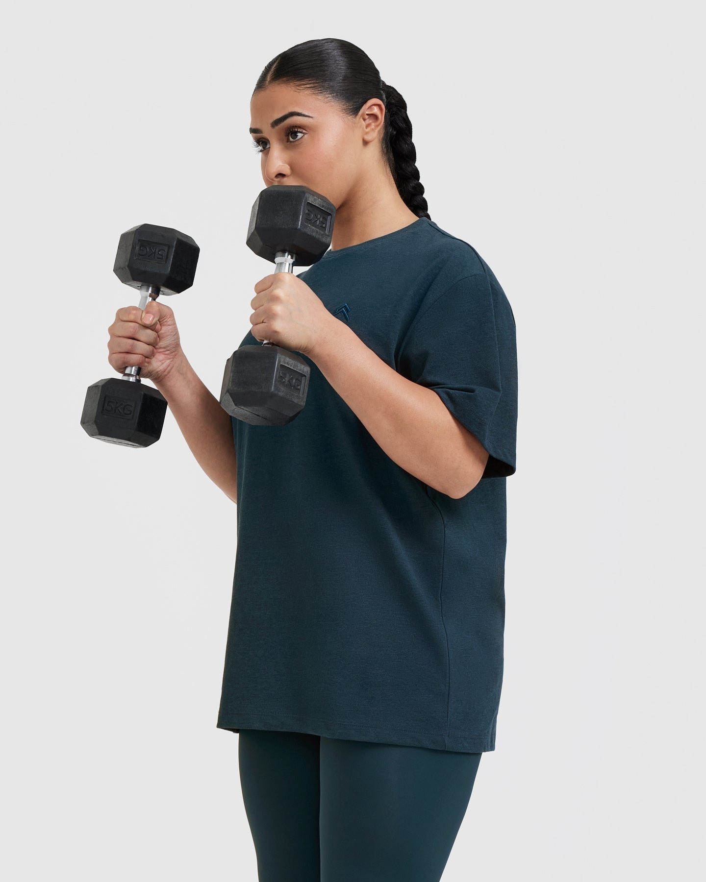 Classic Oversized Lightweight T-Shirt | Oil Blue - Image 5