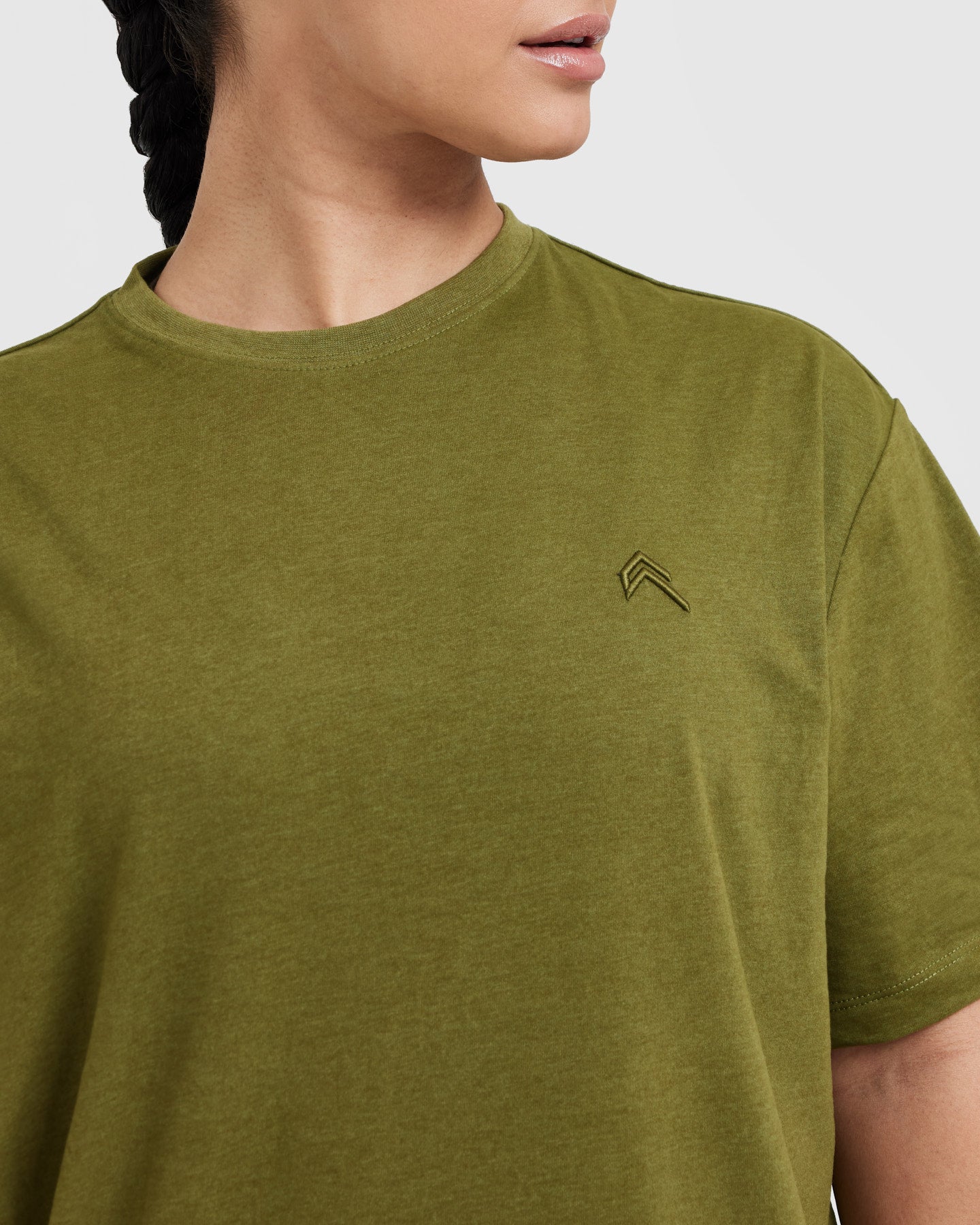 Classic Oversized Lightweight T-Shirt | Olive Green - Image 4