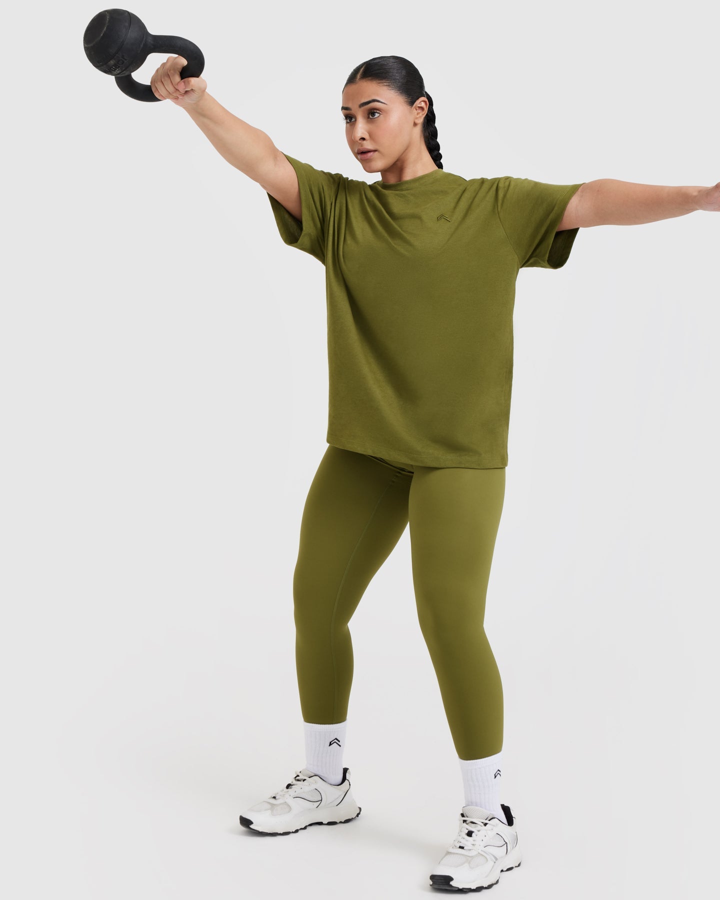 Classic Oversized Lightweight T-Shirt | Olive Green - Image 5