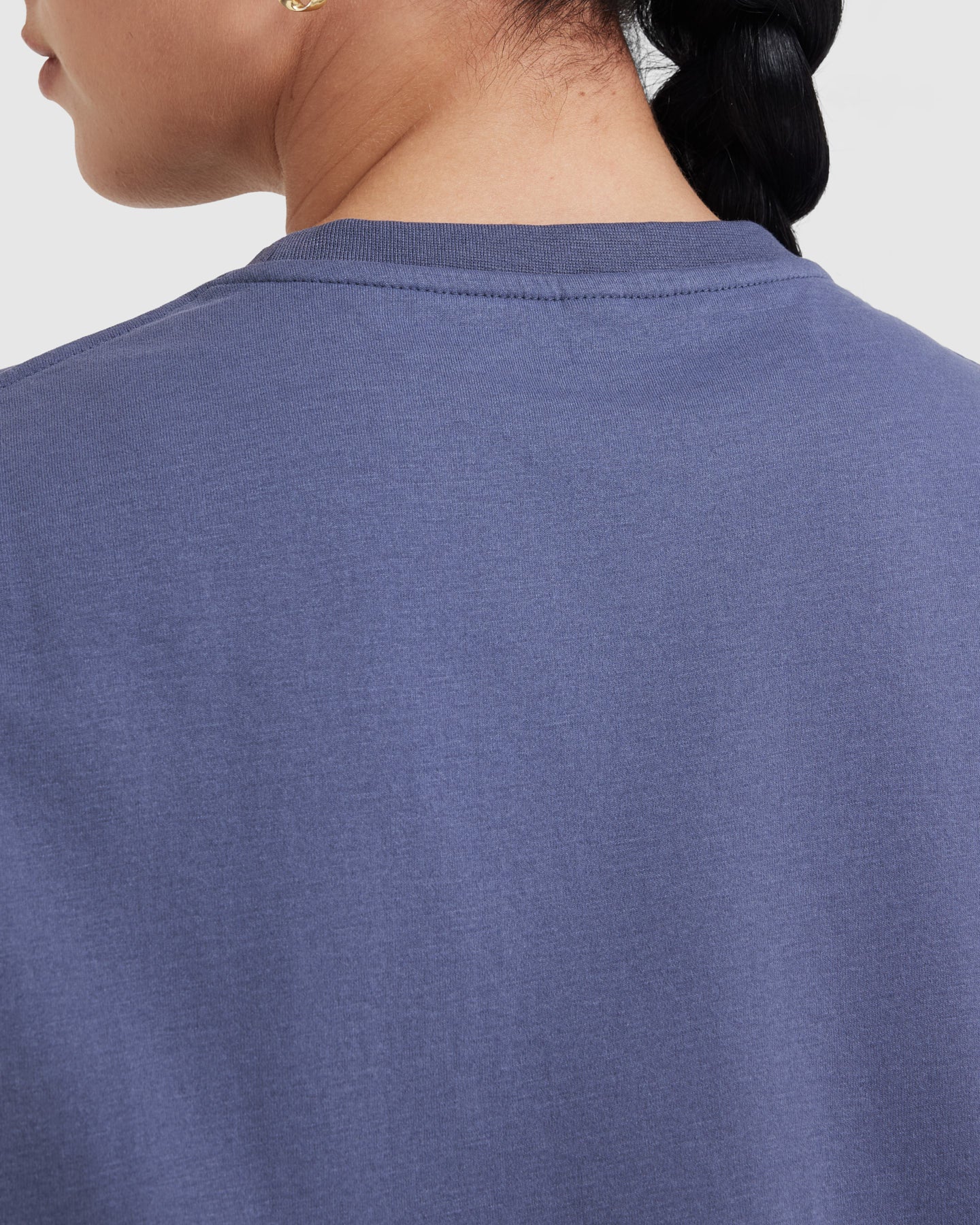 Classic Oversized Lightweight T-Shirt | Washed Slate Blue - Image 5