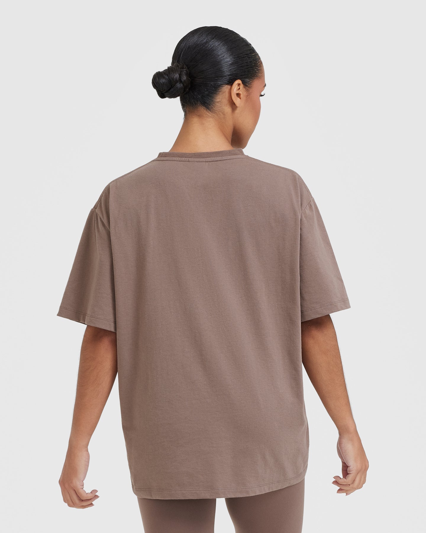Classic Oversized Lightweight T-Shirt | Cool Brown - Image 2