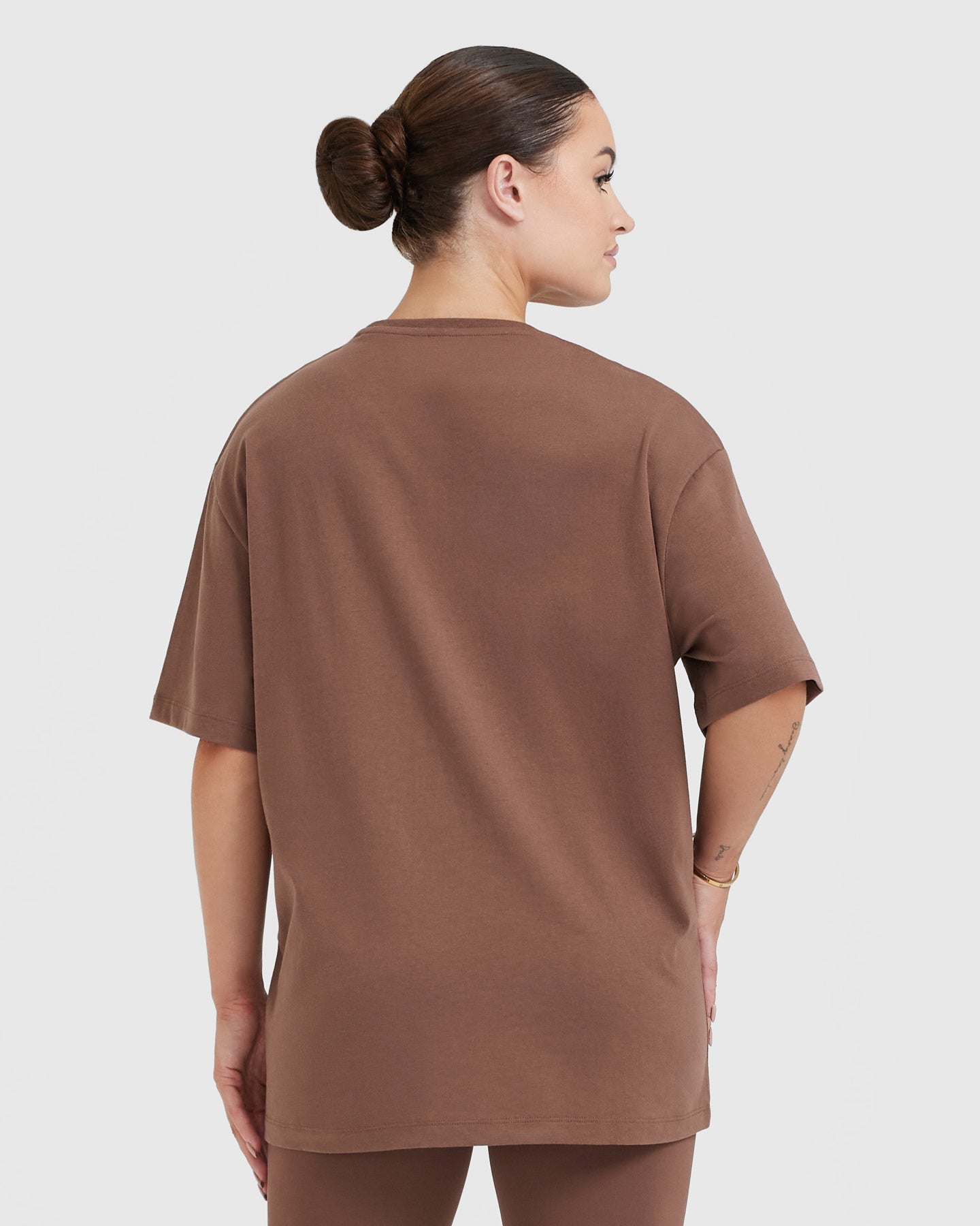 Classic Oversized Lightweight T-Shirt | Chestnut - Image 2