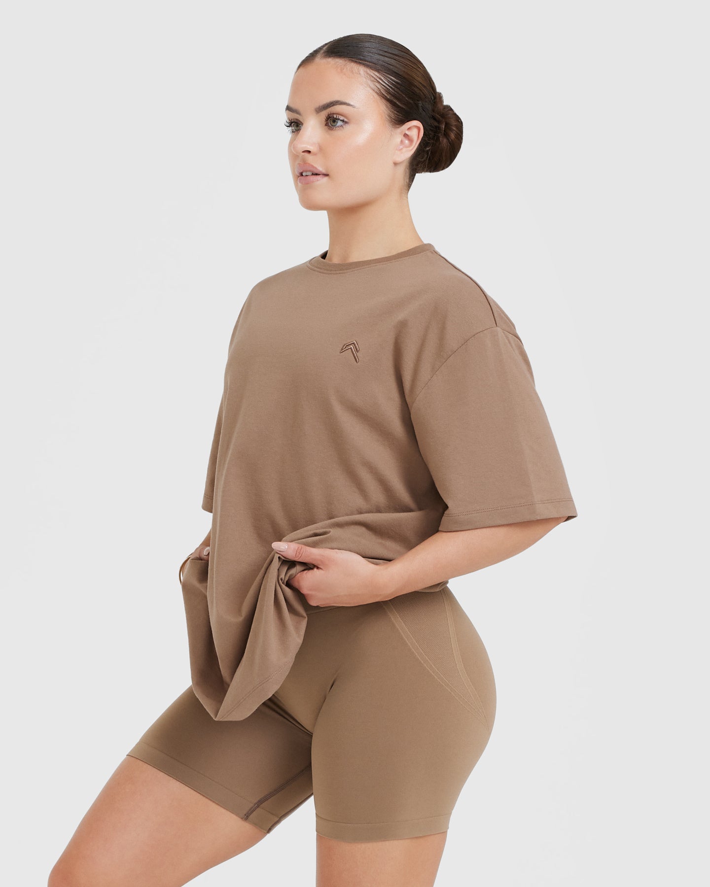 Classic Oversized Lightweight T-Shirt | Walnut - Image 3