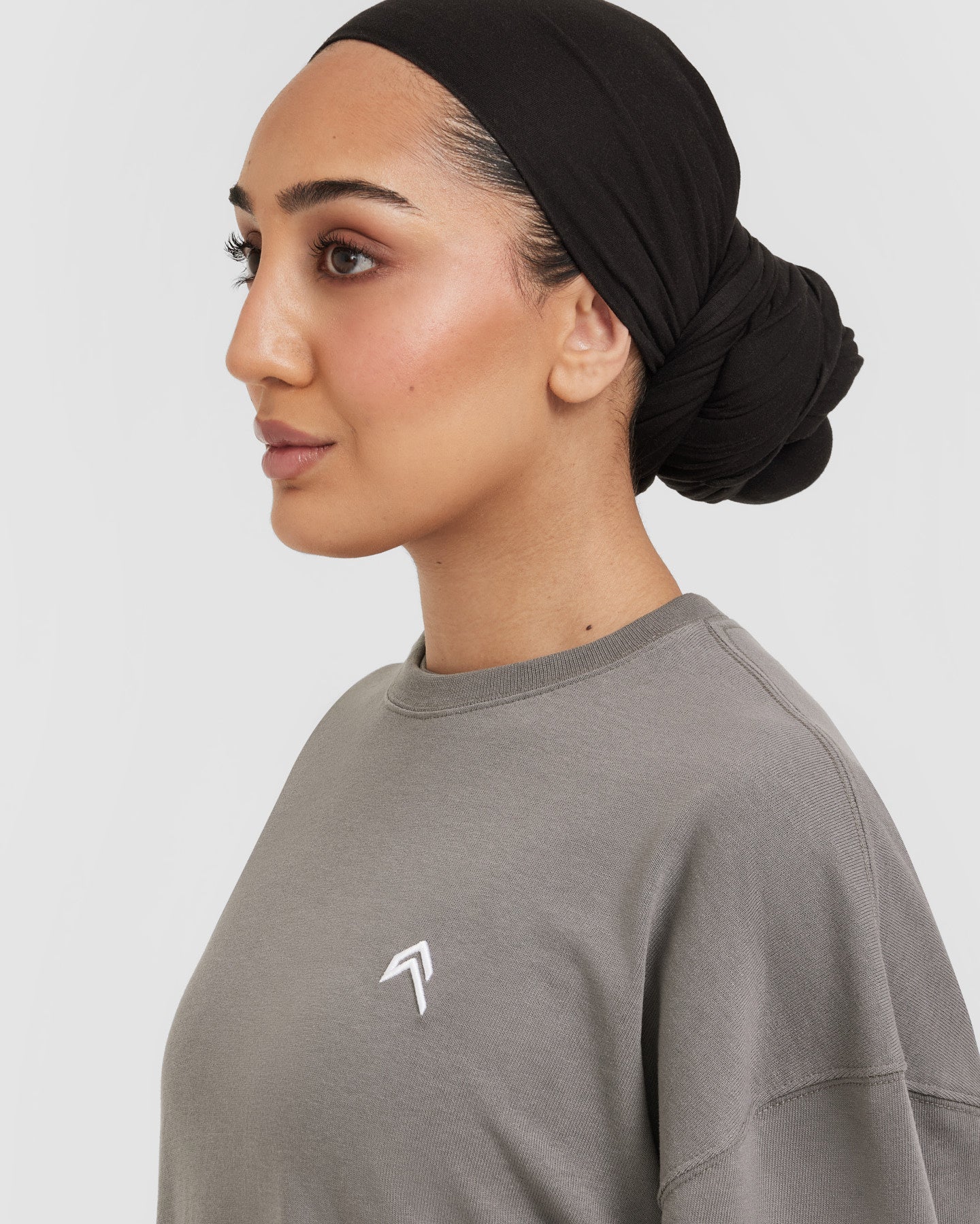 Classic Oversized Longline T-Shirt | Ash Grey - Image 4