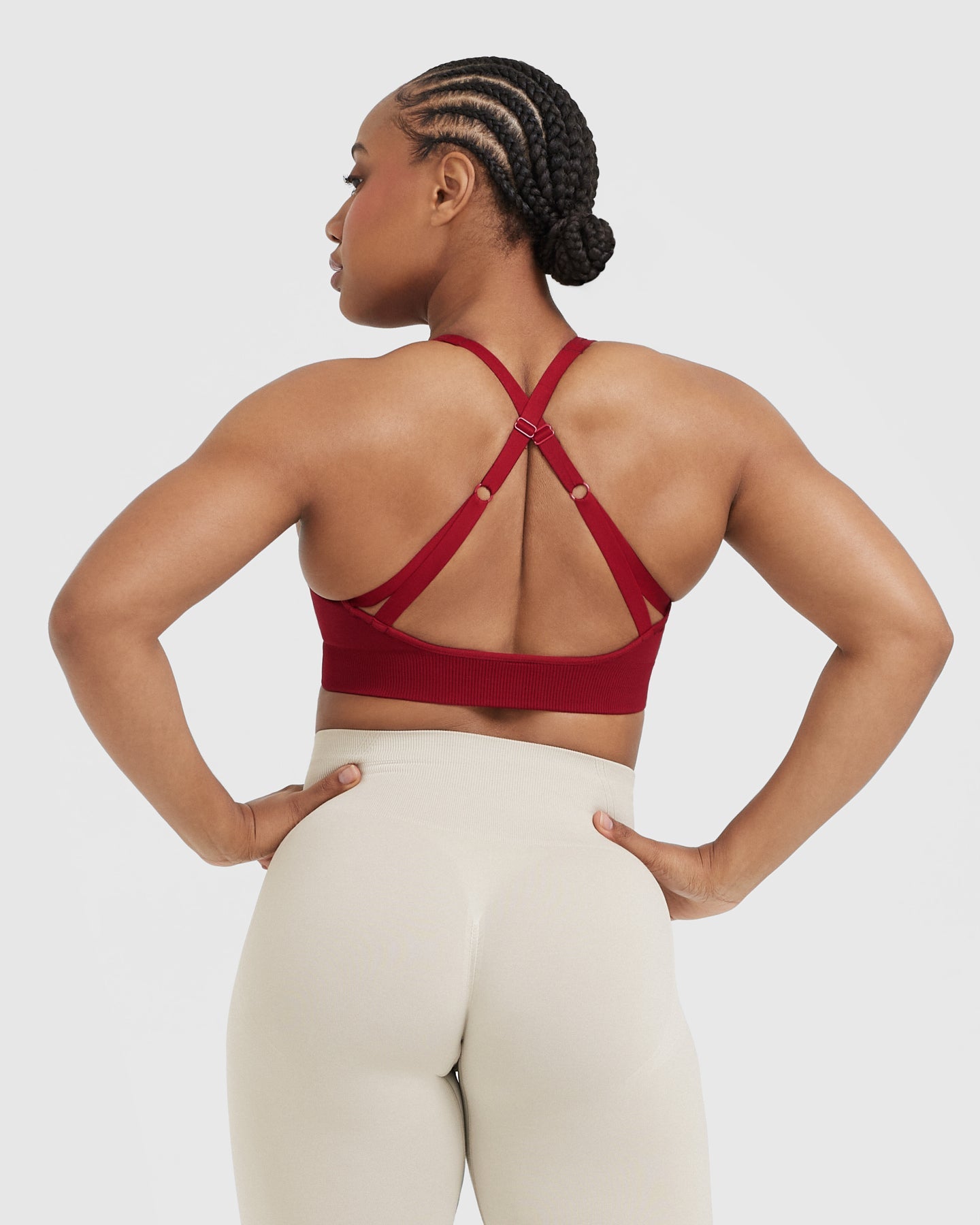 Classic Seamless 2.0 Bralette | Red Wine Marl - Image 2