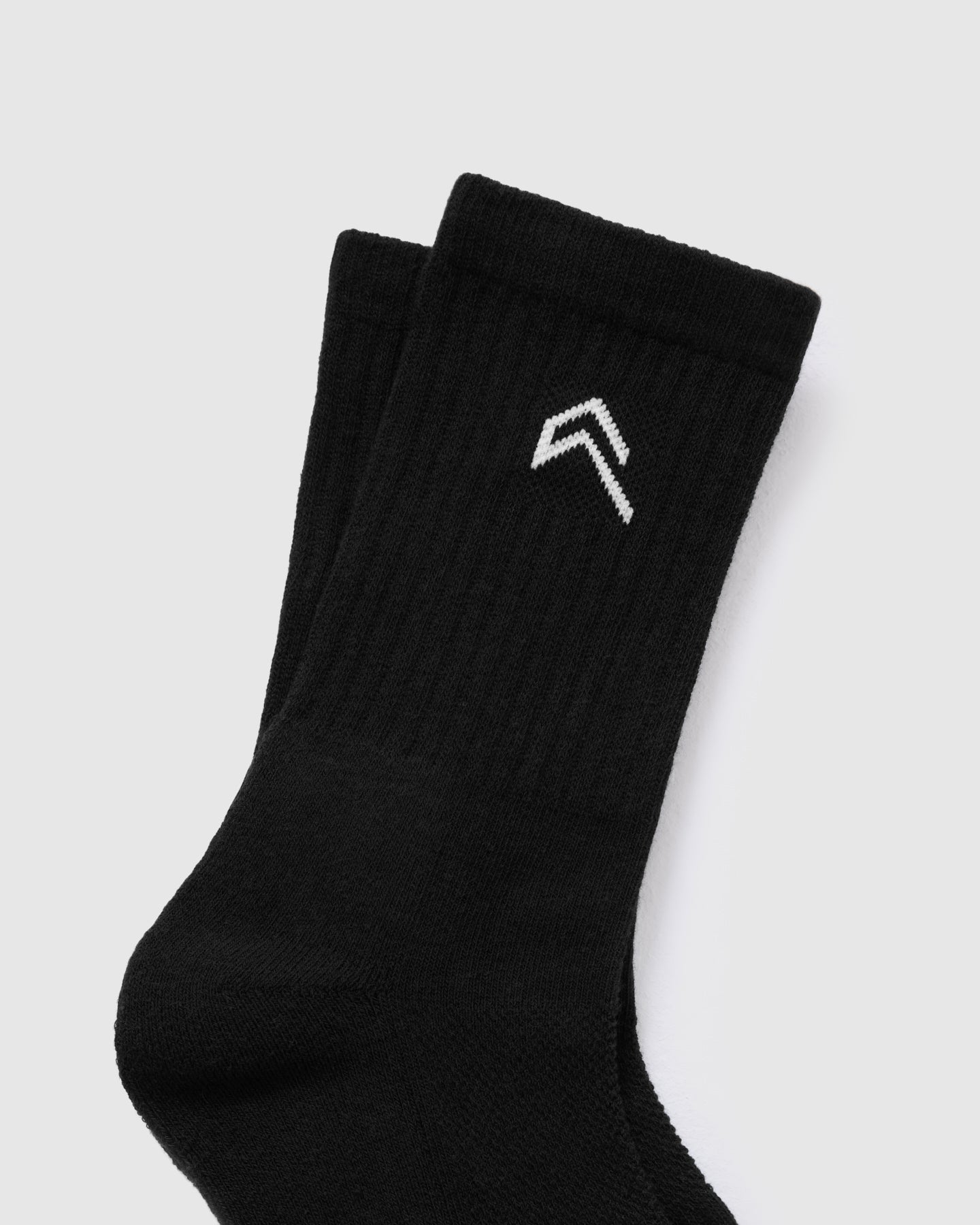 Crew Socks 3 Pack | Black - Image 4