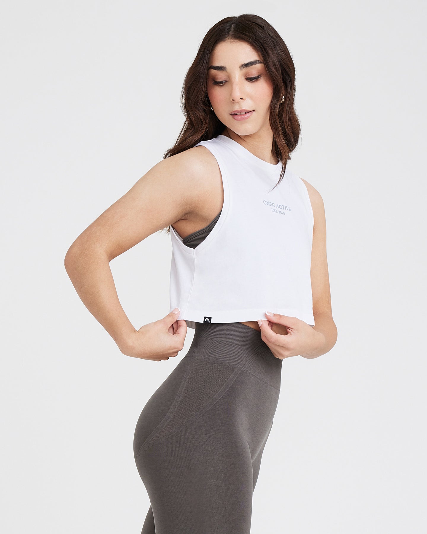 Graphic Jersey Tank | White - Image 3
