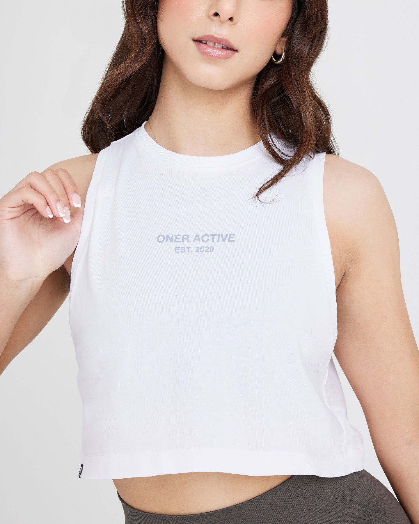 Graphic Jersey Tank | White - Image 4