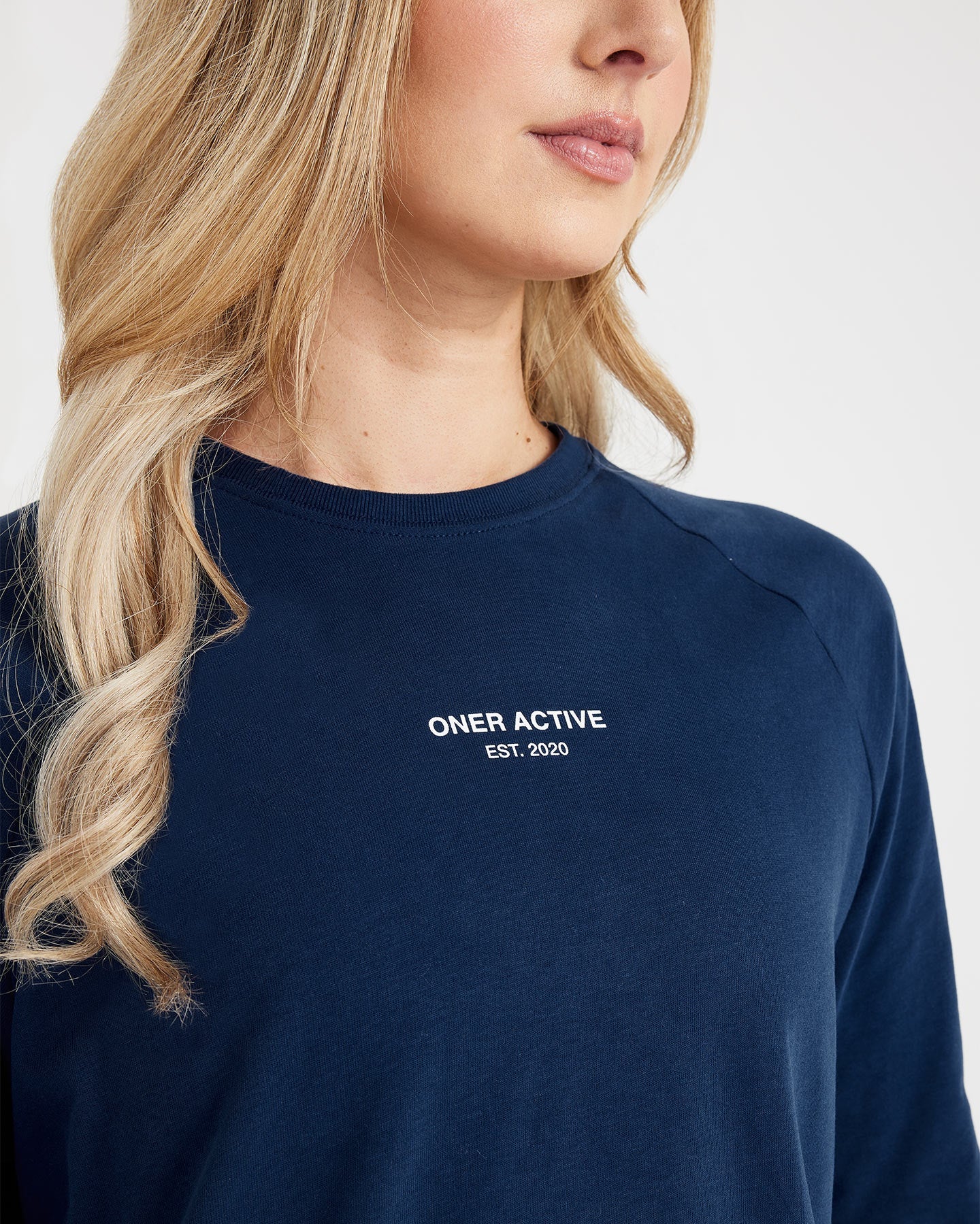 Graphic Oversized Long Sleeve Tee | Washed Midnight - Image 3