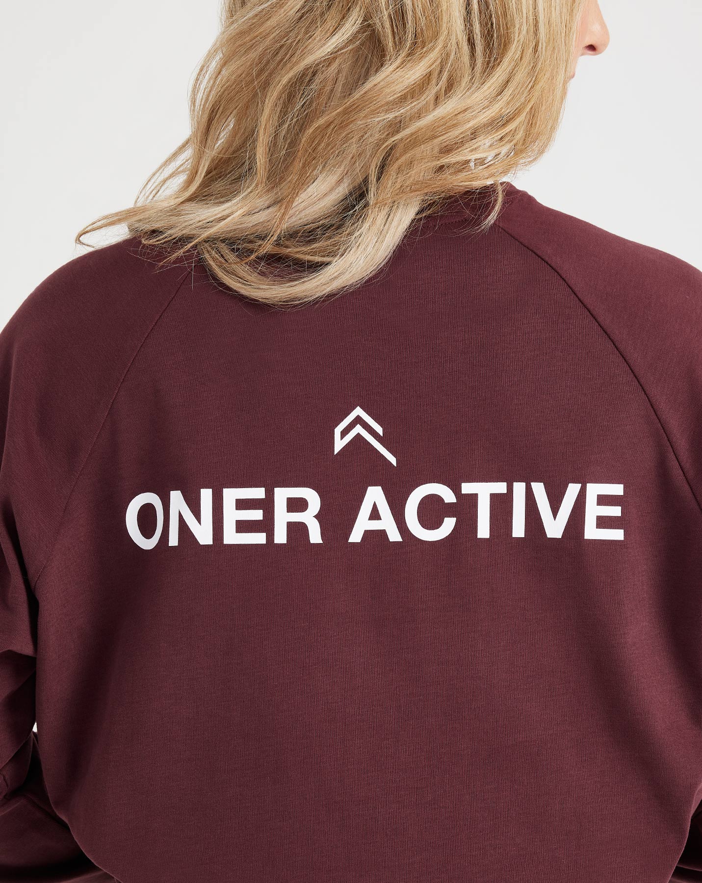 Graphic Oversized Long Sleeve Tee | Washed Rosewood - Image 5
